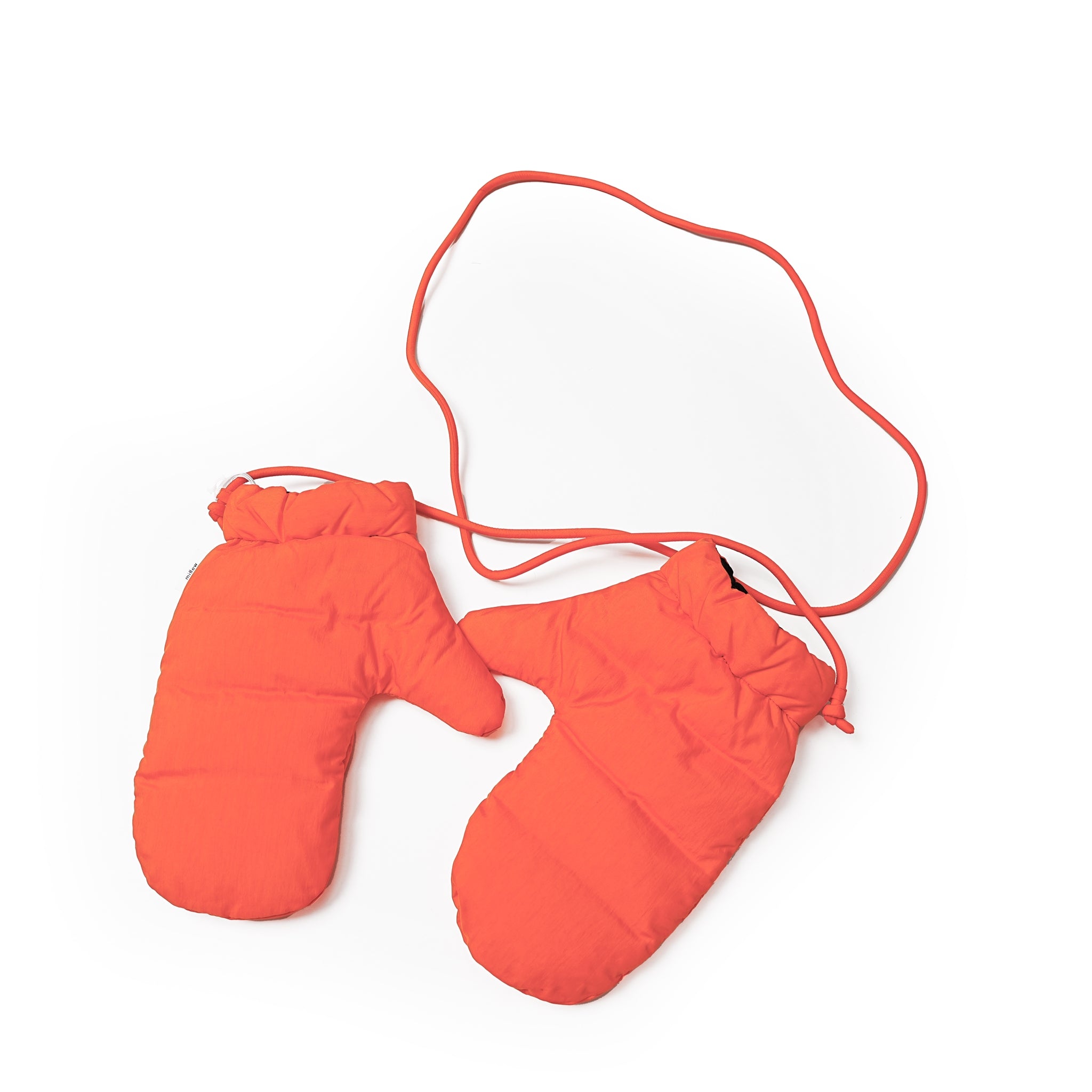 No:FEW23WAC5118c | Name:DOWN MITTENS | Color:Orange【MIFFEW_ミフュー】