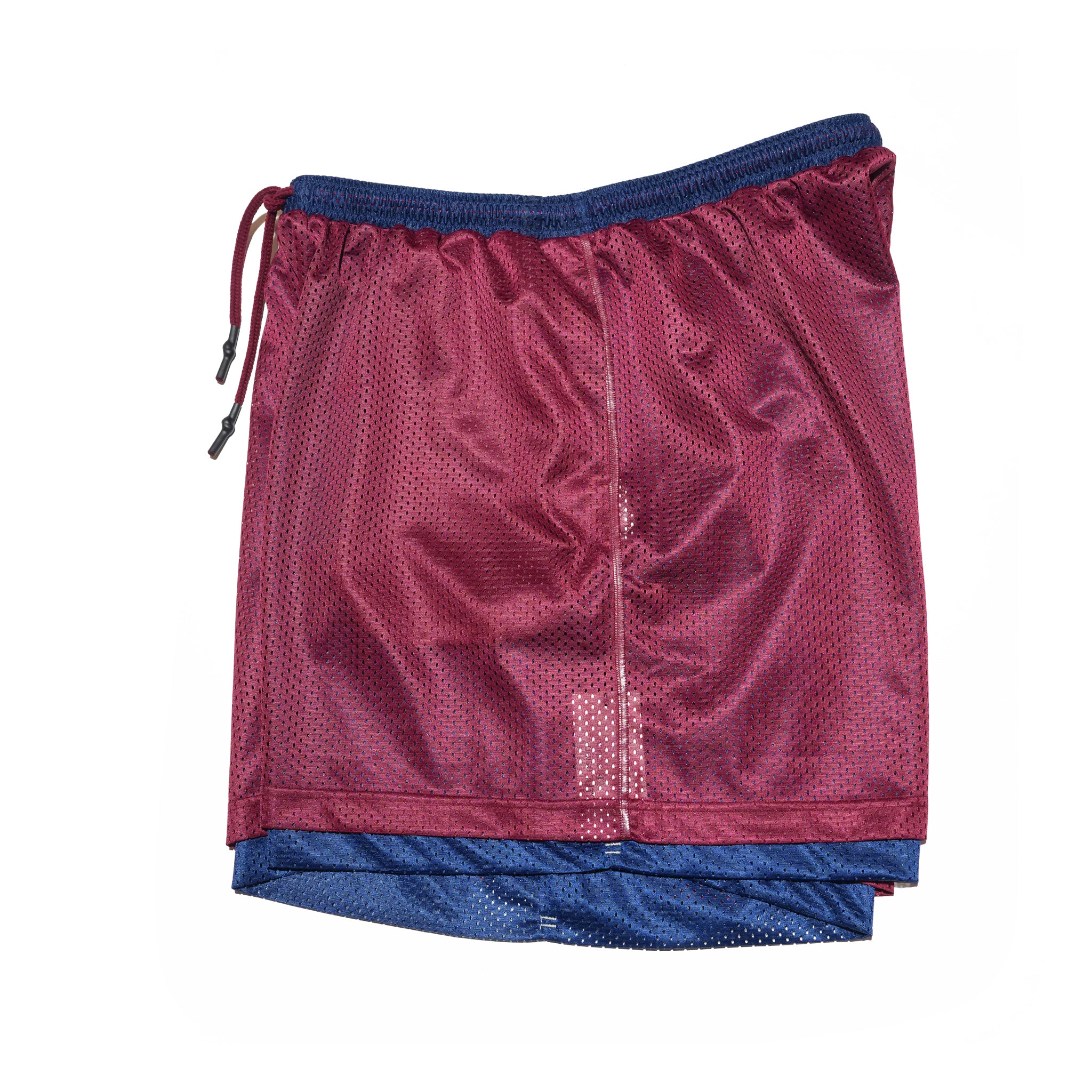 _230 リバーシブルメッシュショーツ – Bordeaux × Dark Navy | UNTRACE