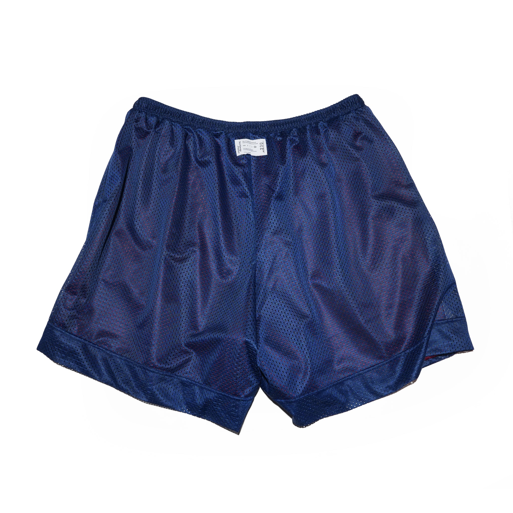 _230 リバーシブルメッシュショーツ – Bordeaux × Dark Navy | UNTRACE