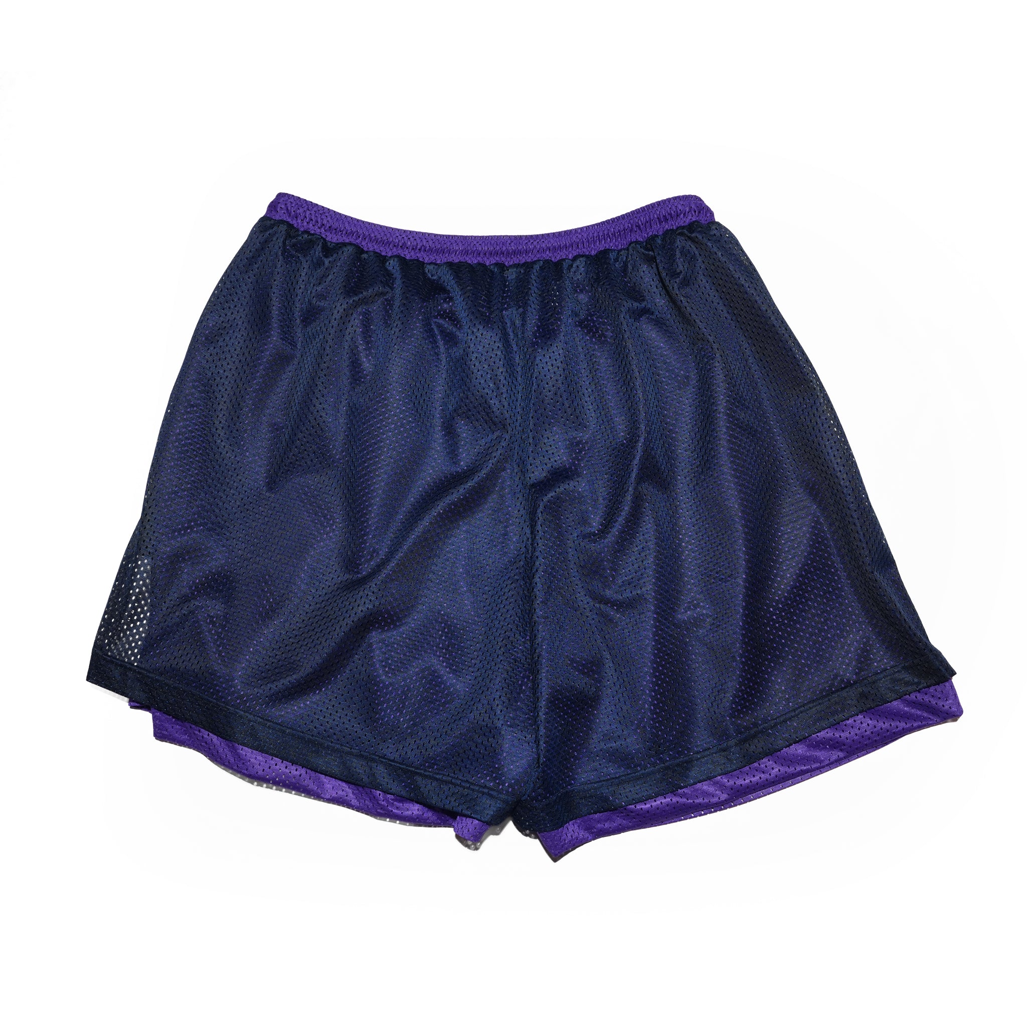 _230 リバーシブルメッシュショーツ – Dark Navy × Purple | UNTRACE
