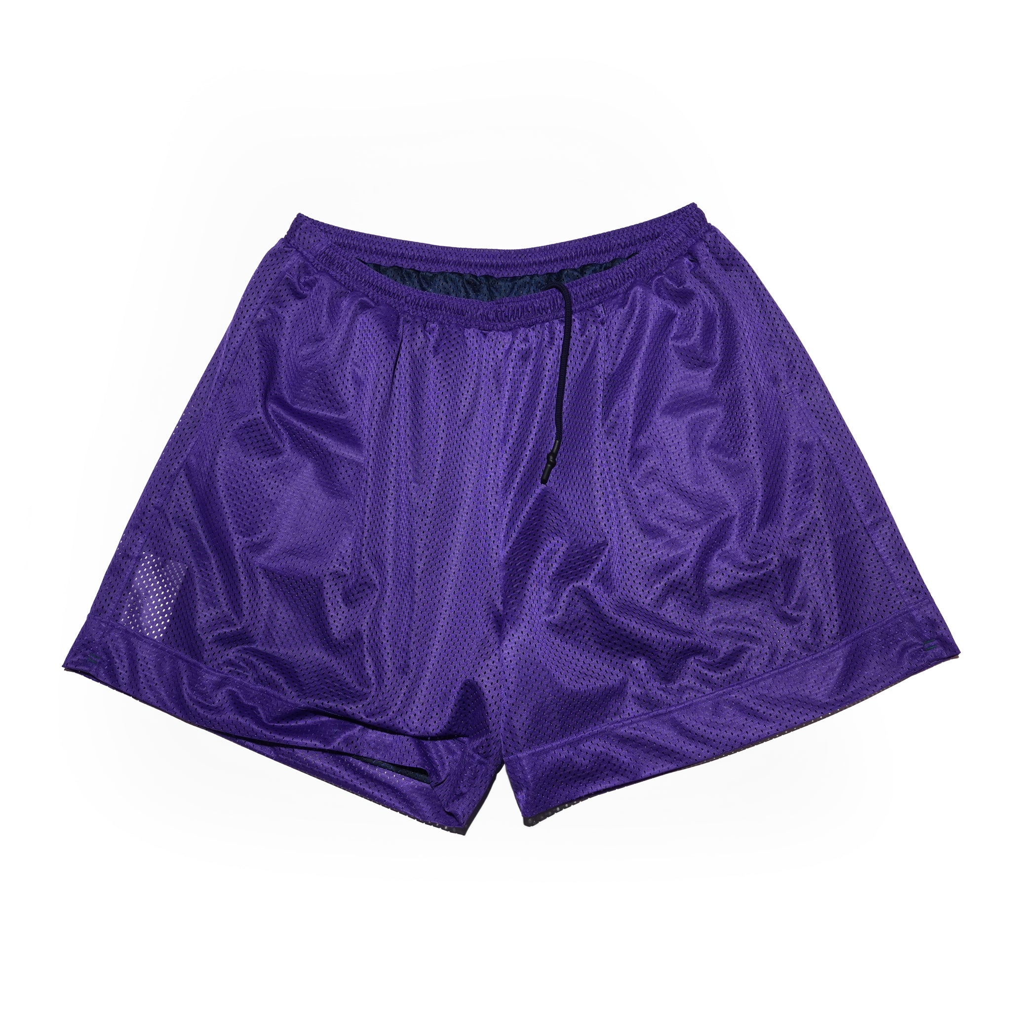 _230 リバーシブルメッシュショーツ – Dark Navy × Purple | UNTRACE