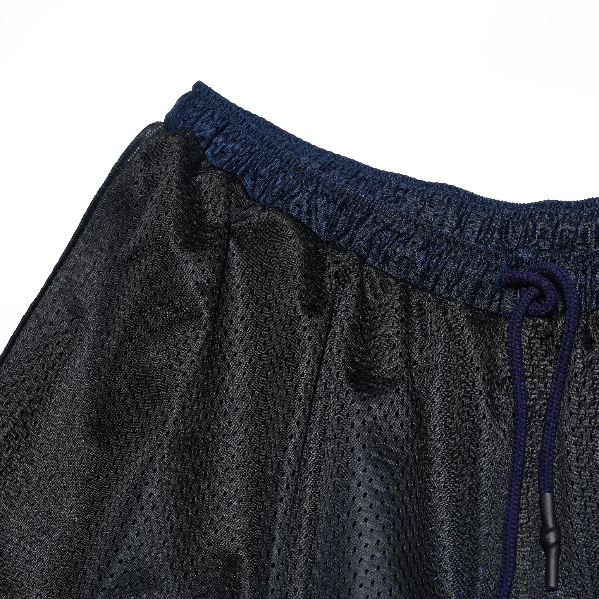 _230 リバーシブルメッシュショーツ – Black × Dark Navy | UNTRACE