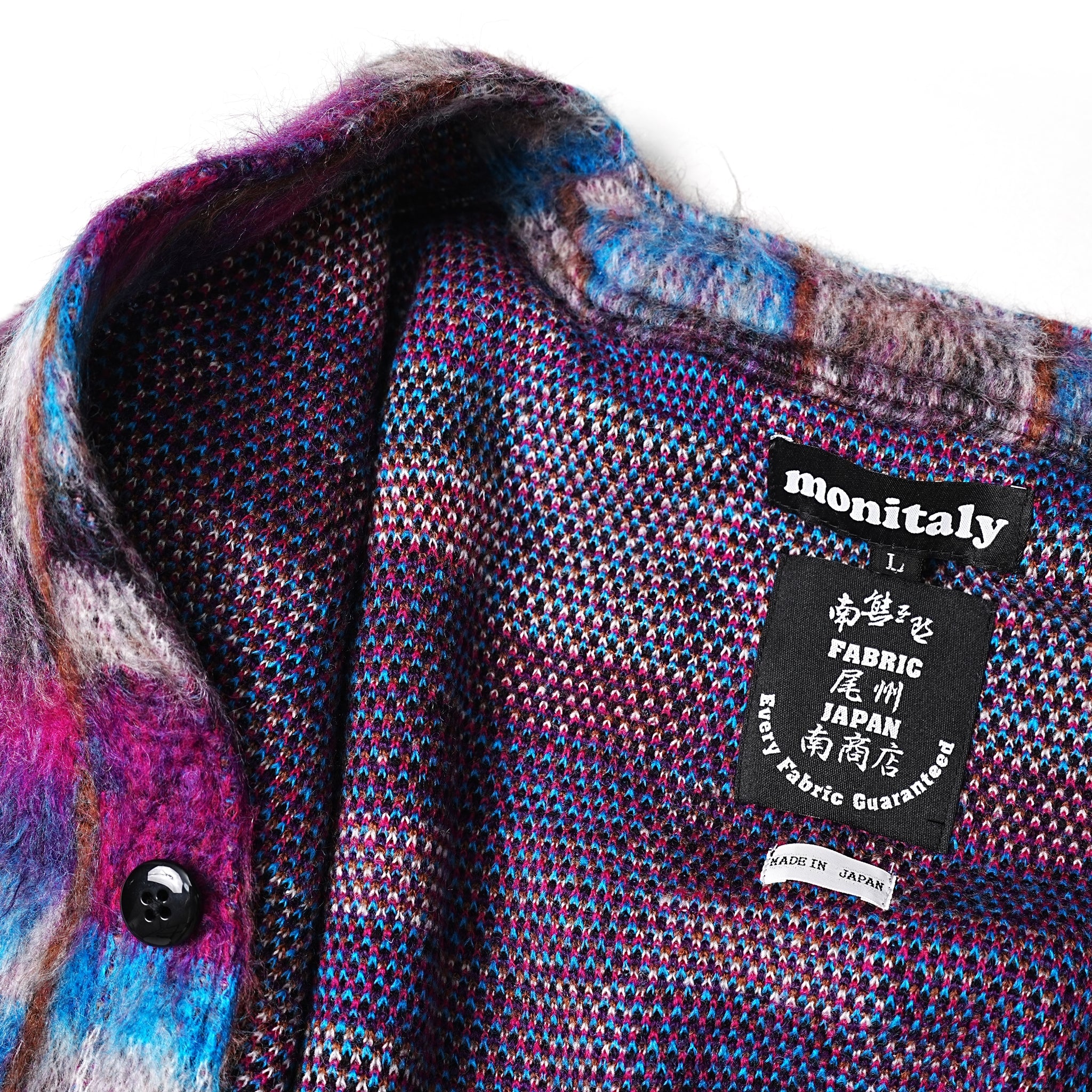 No:M32801-3 | Name:Shaggy V Cardi- gan Made in Japan By Minami Shoten | Color:Ji-Chan【MONITALY_モニタリー】