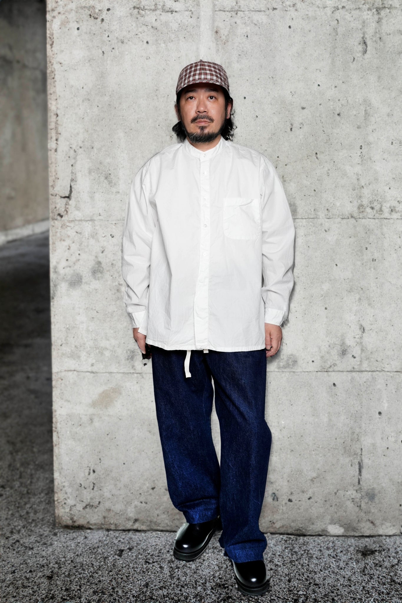 FPO-02_WHITE | FAKE PULLOVER SHIRT-BROAD | Color:White【CATTA_カッタ】