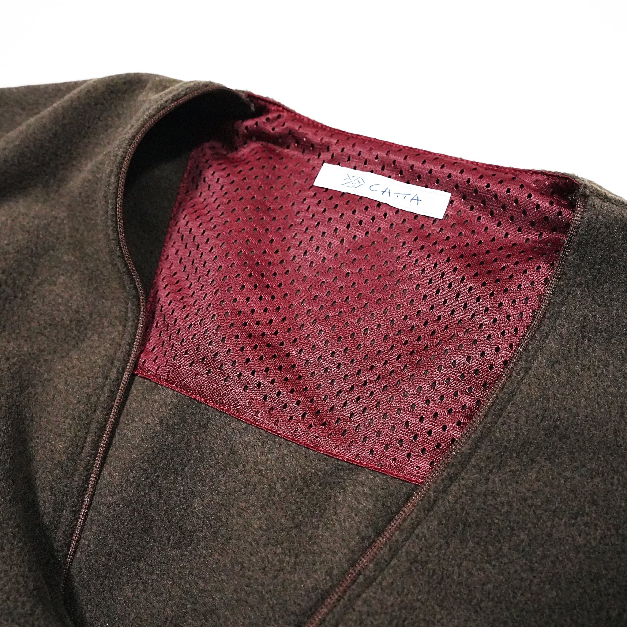 No:2023aw-SP-05 | Name:DOLMAN CARDIGAN-POLARTEC 202 SERIECS | Color:Brown【CATTA_カッタ】