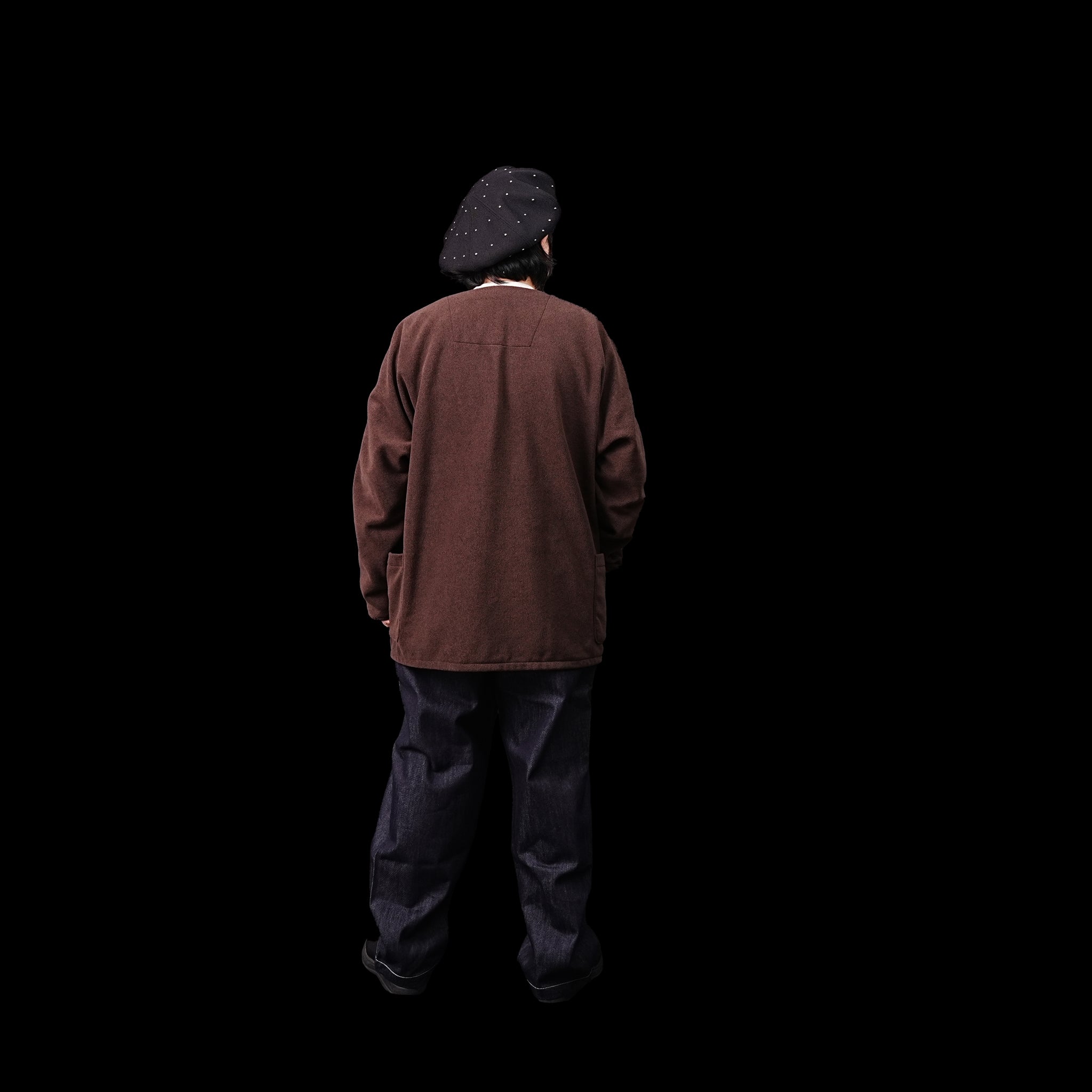 No:2023aw-SP-05 | Name:DOLMAN CARDIGAN-POLARTEC 202 SERIECS | Color:Brown【CATTA_カッタ】