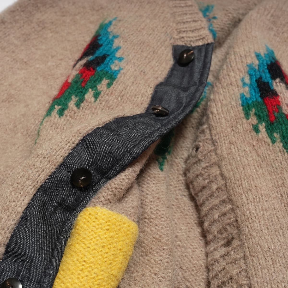 chimayo cardigan – Sand | SLOW HANDS