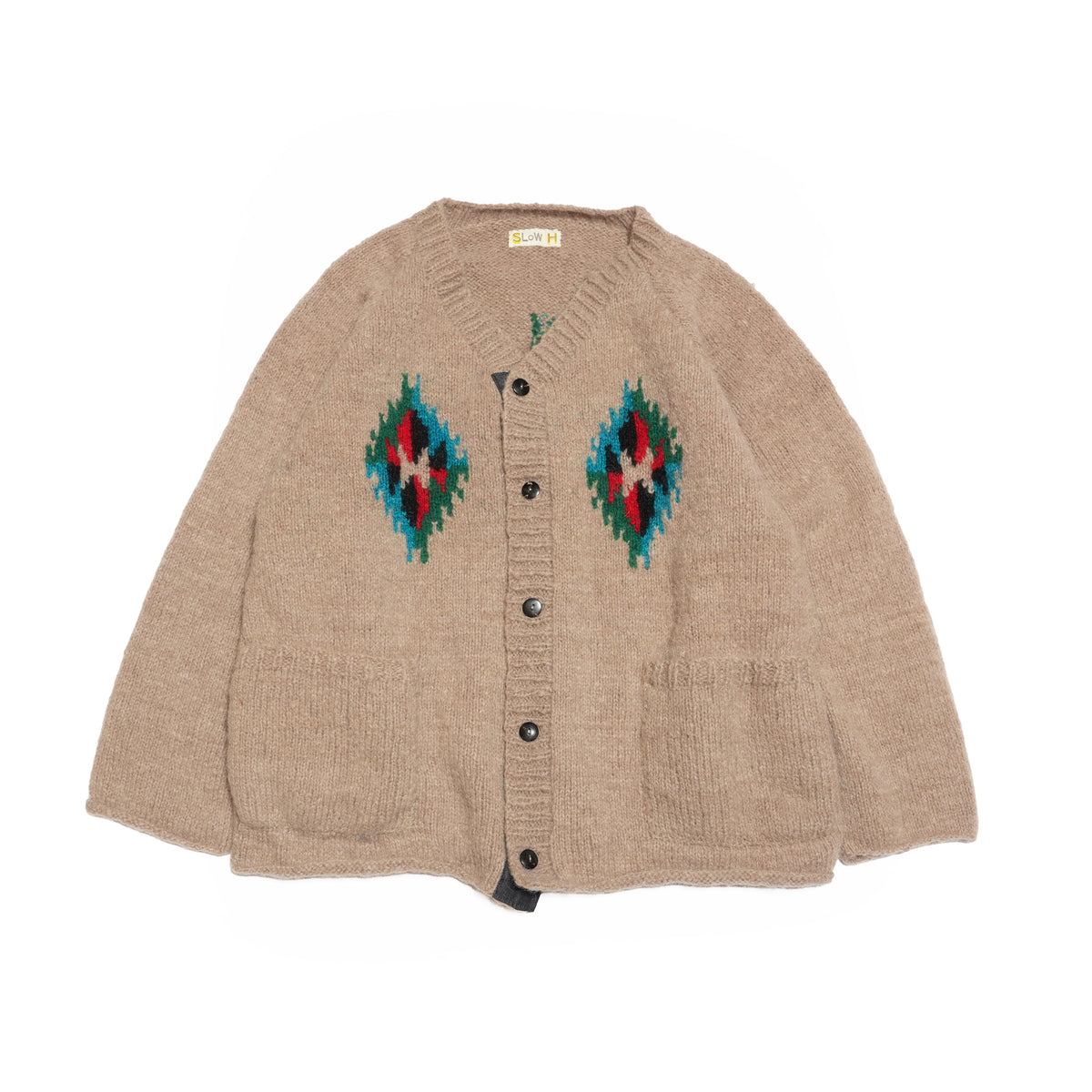 chimayo cardigan – Sand | SLOW HANDS
