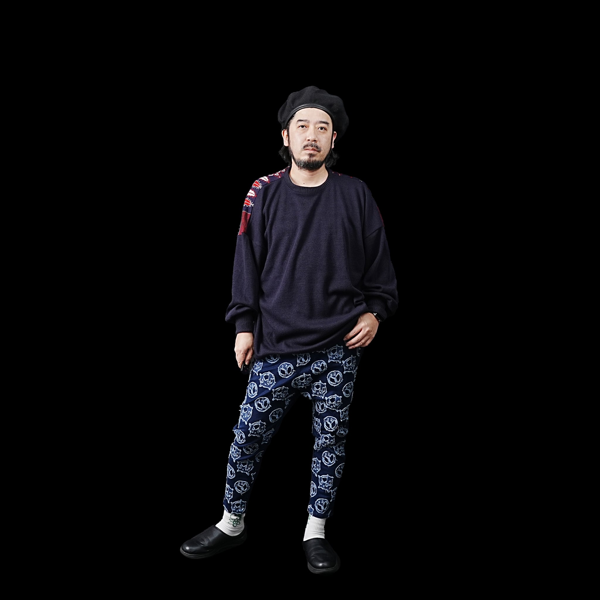 SF23AW-09_I | A&P Skinny Pants | Color:Indigo【STOF_ストフ】