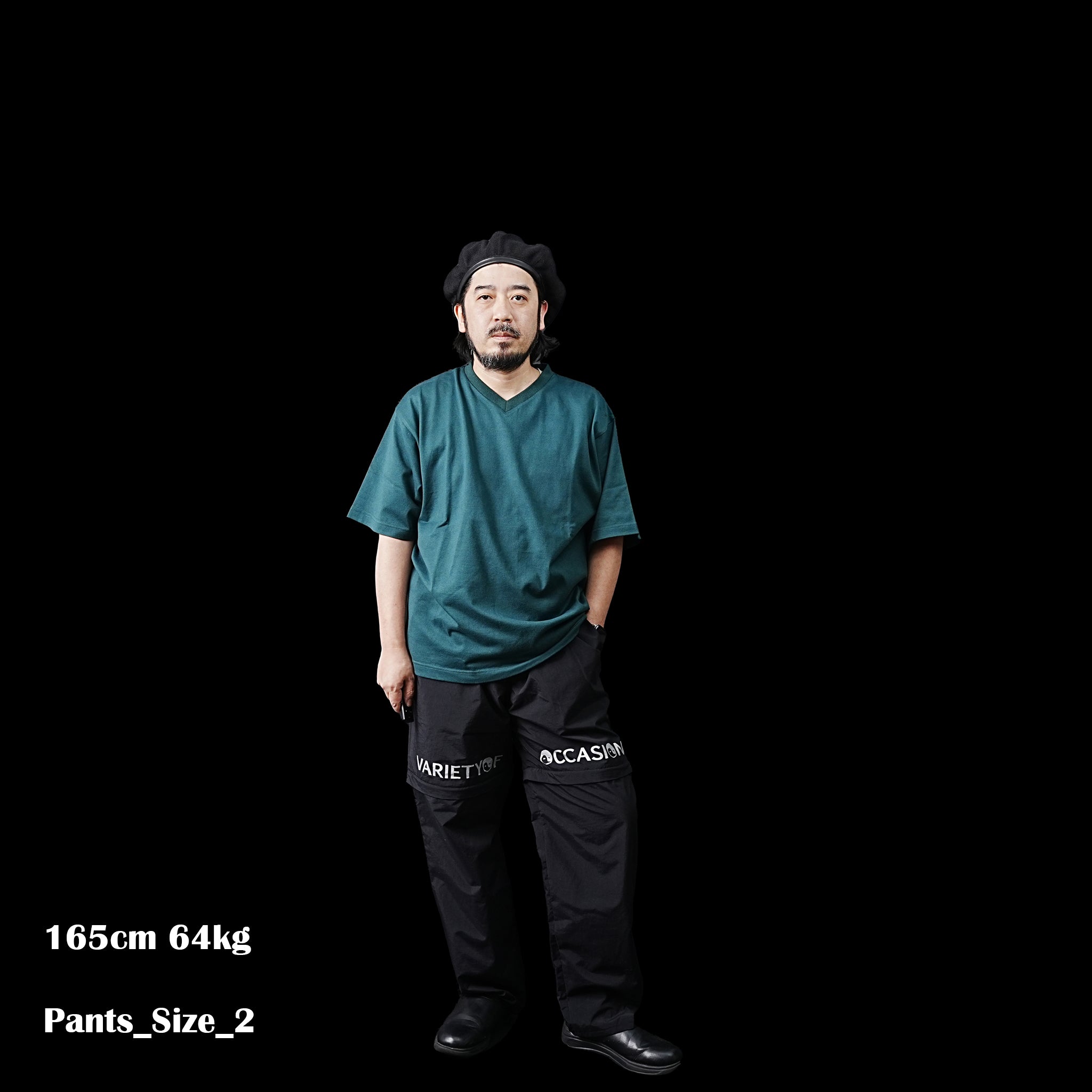 VOO-1179 | 2WAY NYLON EZ | Color:Salmon/Black【VOO_ヴォー】