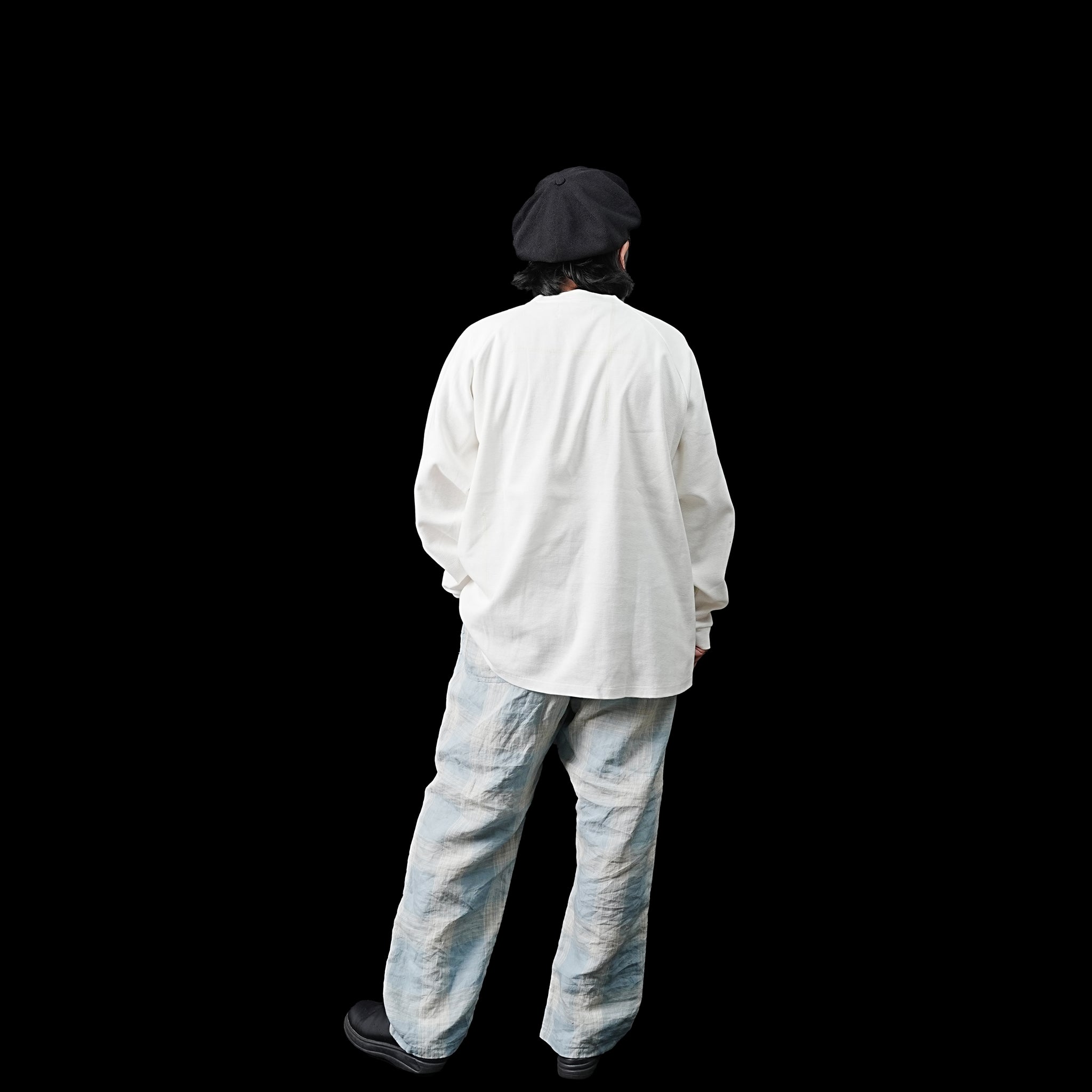 VOO-1172 | BIG CHECK EZ SLACKS | Color:Sax/Navy【VOO_ヴォー】
