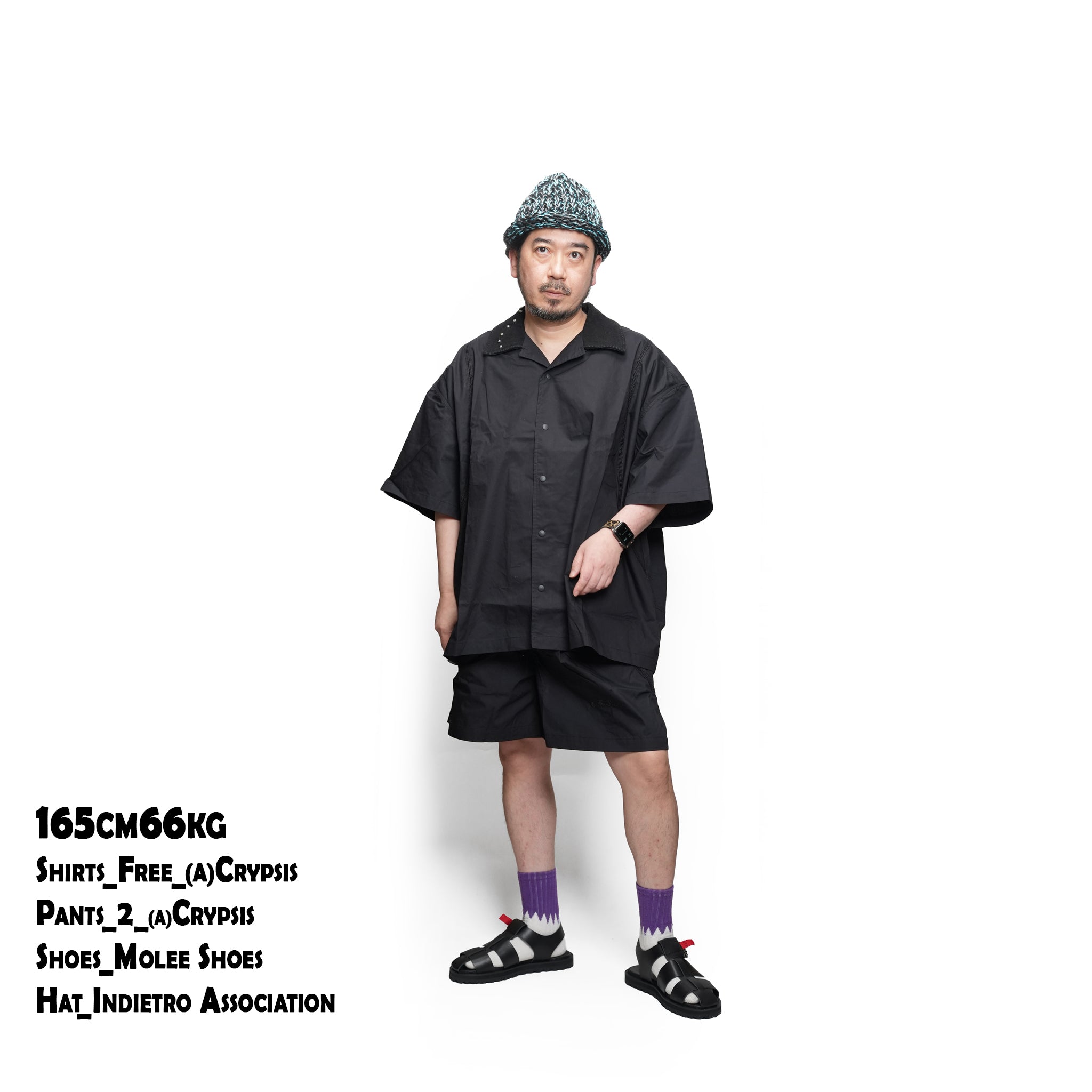 (A)crypsis® Classic Reconstructed — Evolved Shorts | Crypsis-Patterned 5-Inch Shorts - Black | (A)CRYPSIS®