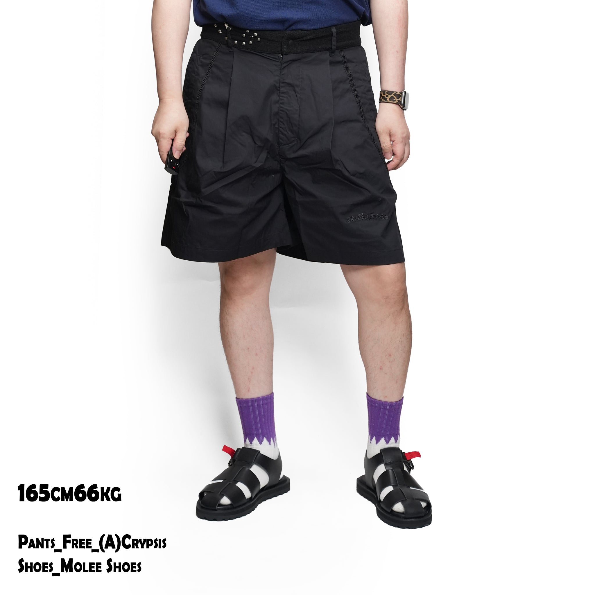 (A)crypsis® Classic Reconstructed — Evolved Shorts | Crypsis-Patterned 5-Inch Shorts - Black | (A)CRYPSIS®