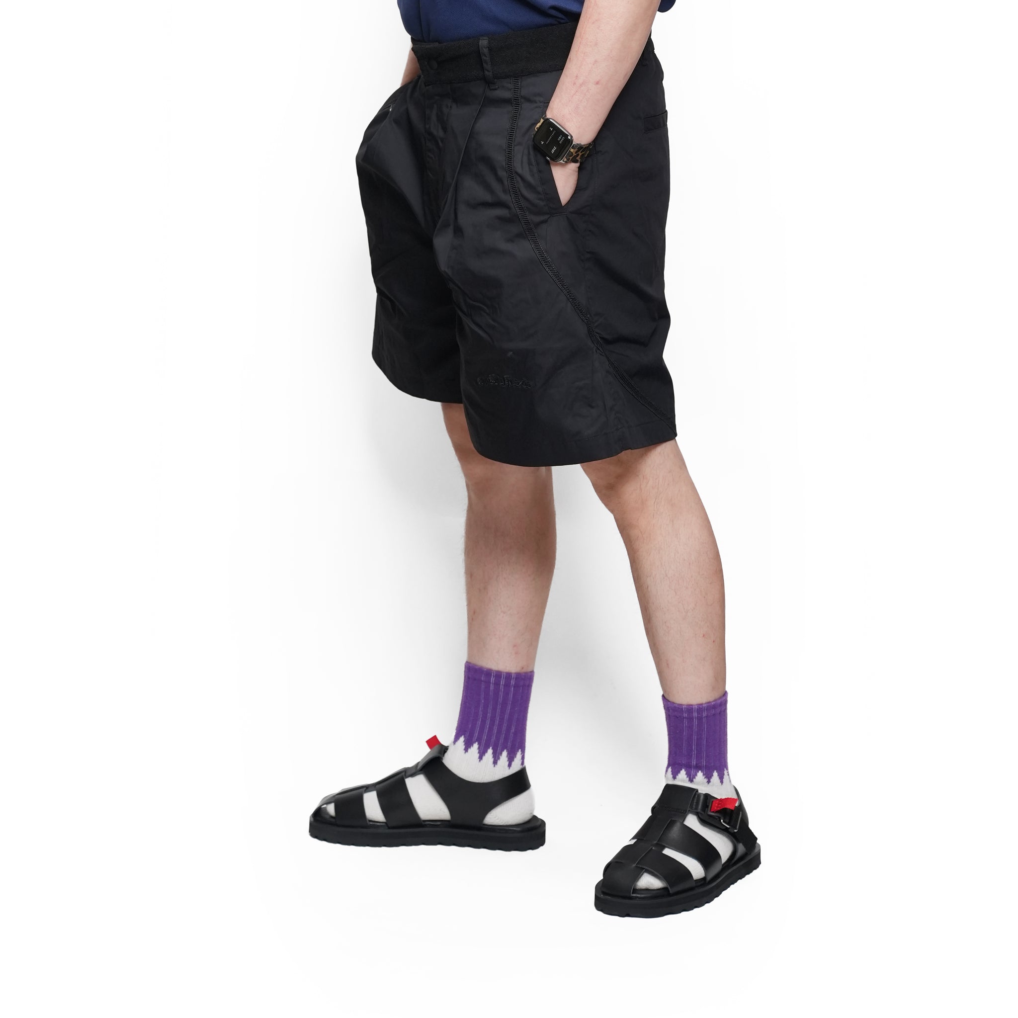 (A)crypsis® Classic Reconstructed — Evolved Shorts | Crypsis-Patterned 5-Inch Shorts - Black | (A)CRYPSIS®
