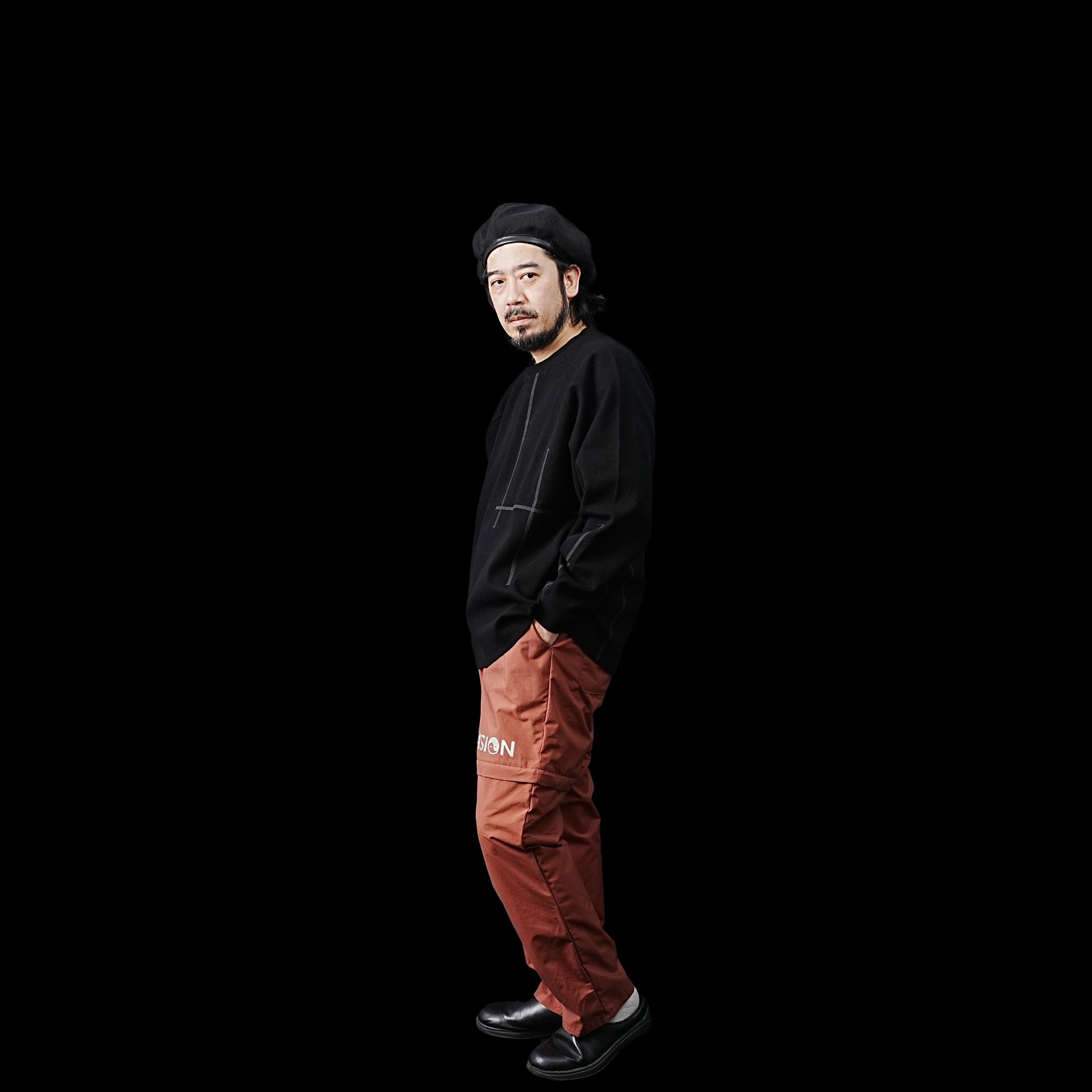 VOO-1179 | 2WAY NYLON EZ | Color:Salmon/Black【VOO_ヴォー】
