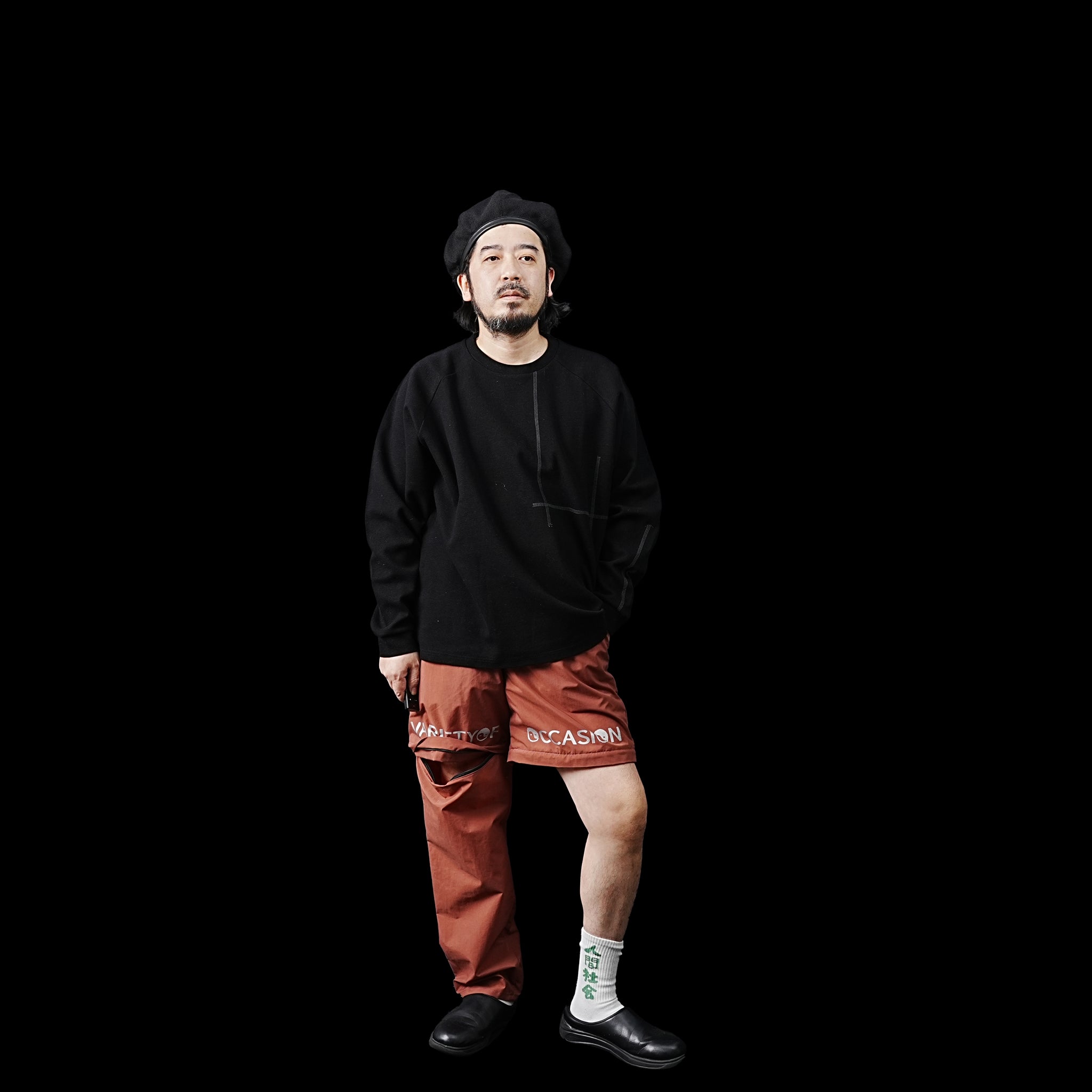 VOO-1179 | 2WAY NYLON EZ | Color:Salmon/Black【VOO_ヴォー】