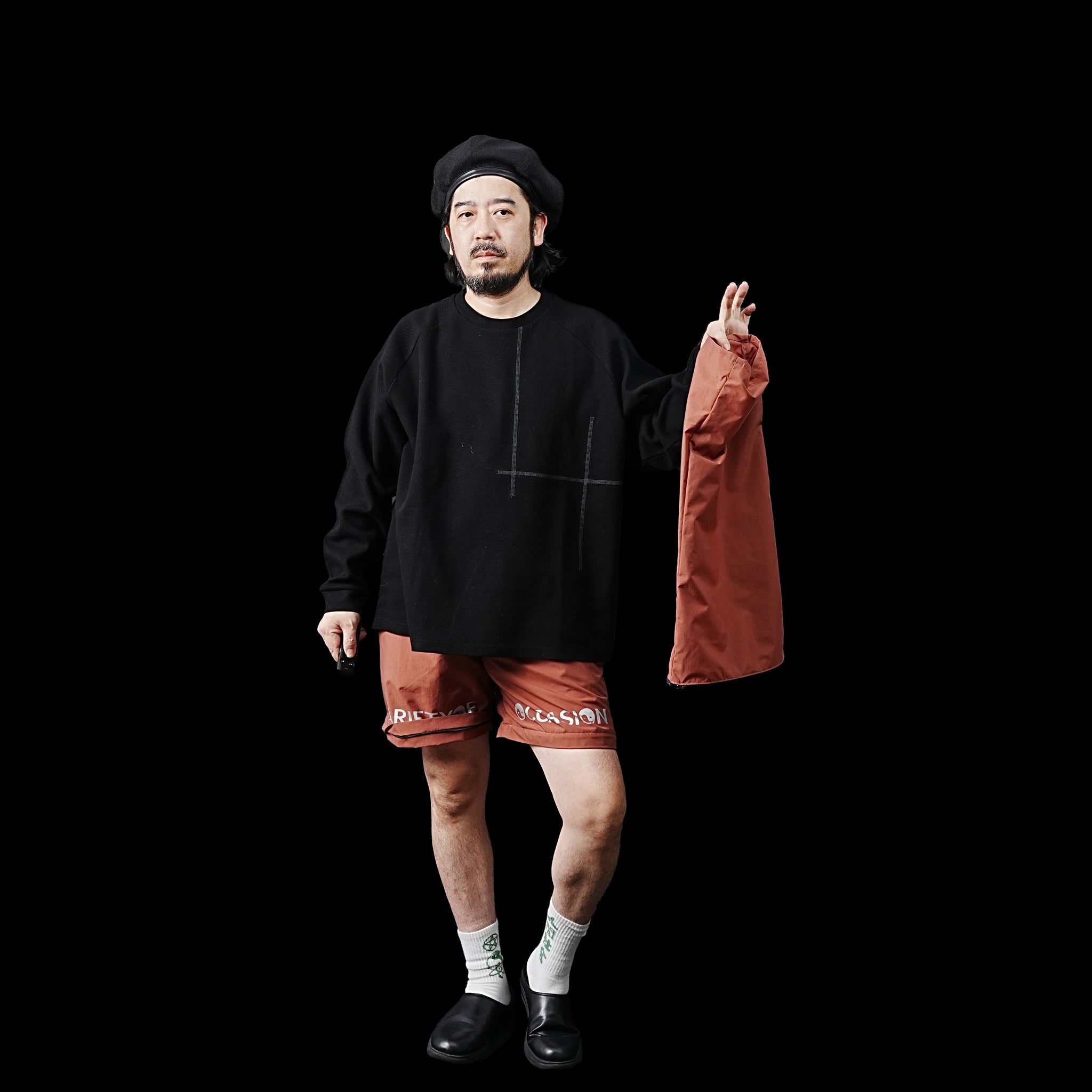 VOO-1179 | 2WAY NYLON EZ | Color:Salmon/Black【VOO_ヴォー】