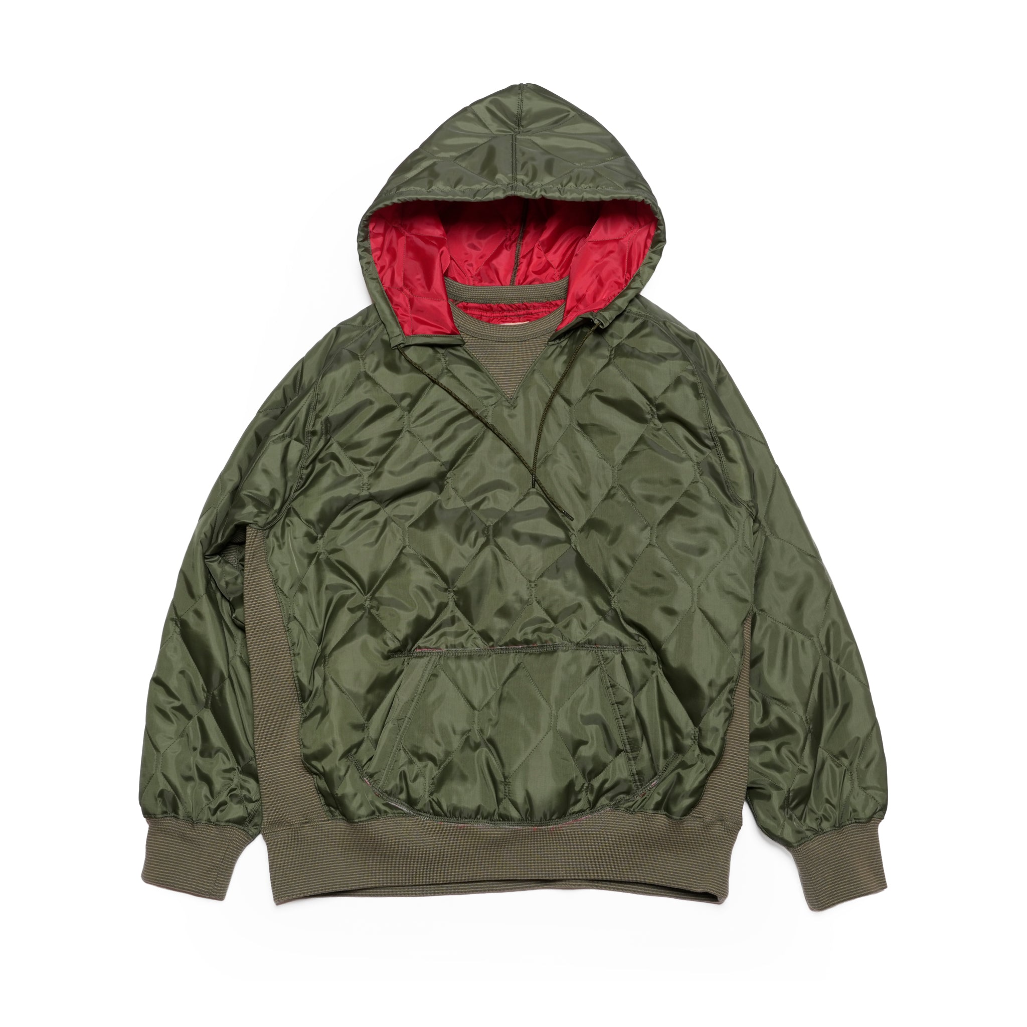 Retrofit hoodie Quilted Padding / McClure (olive) | CZ-ImSt-344【IMPRESTORE_インプレストア】