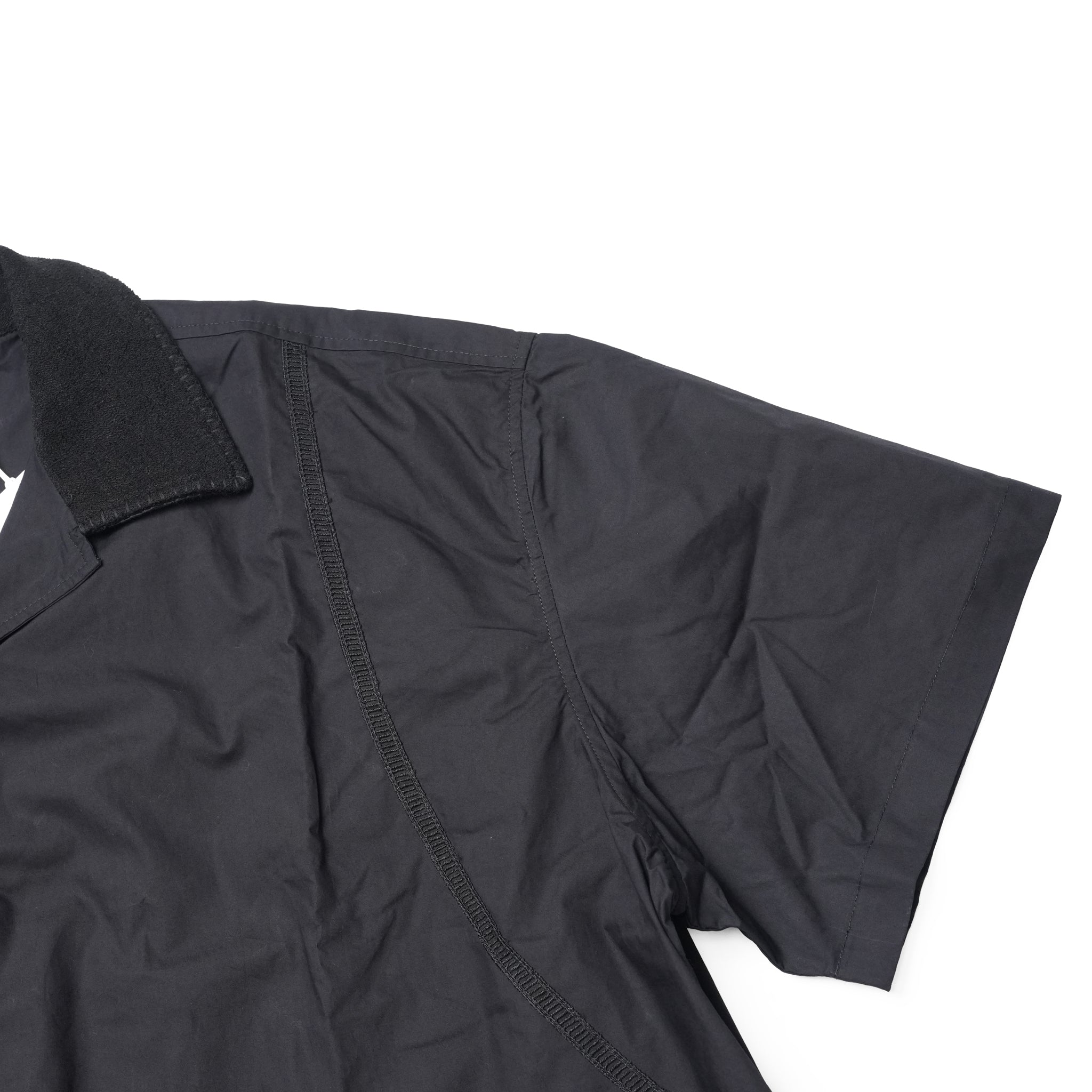 (A)crypsis® Classic Reconstructed — Evolved Oversized Shirt | Camouflage-Print Studded Shirt - Black | (A)CRYPSIS®