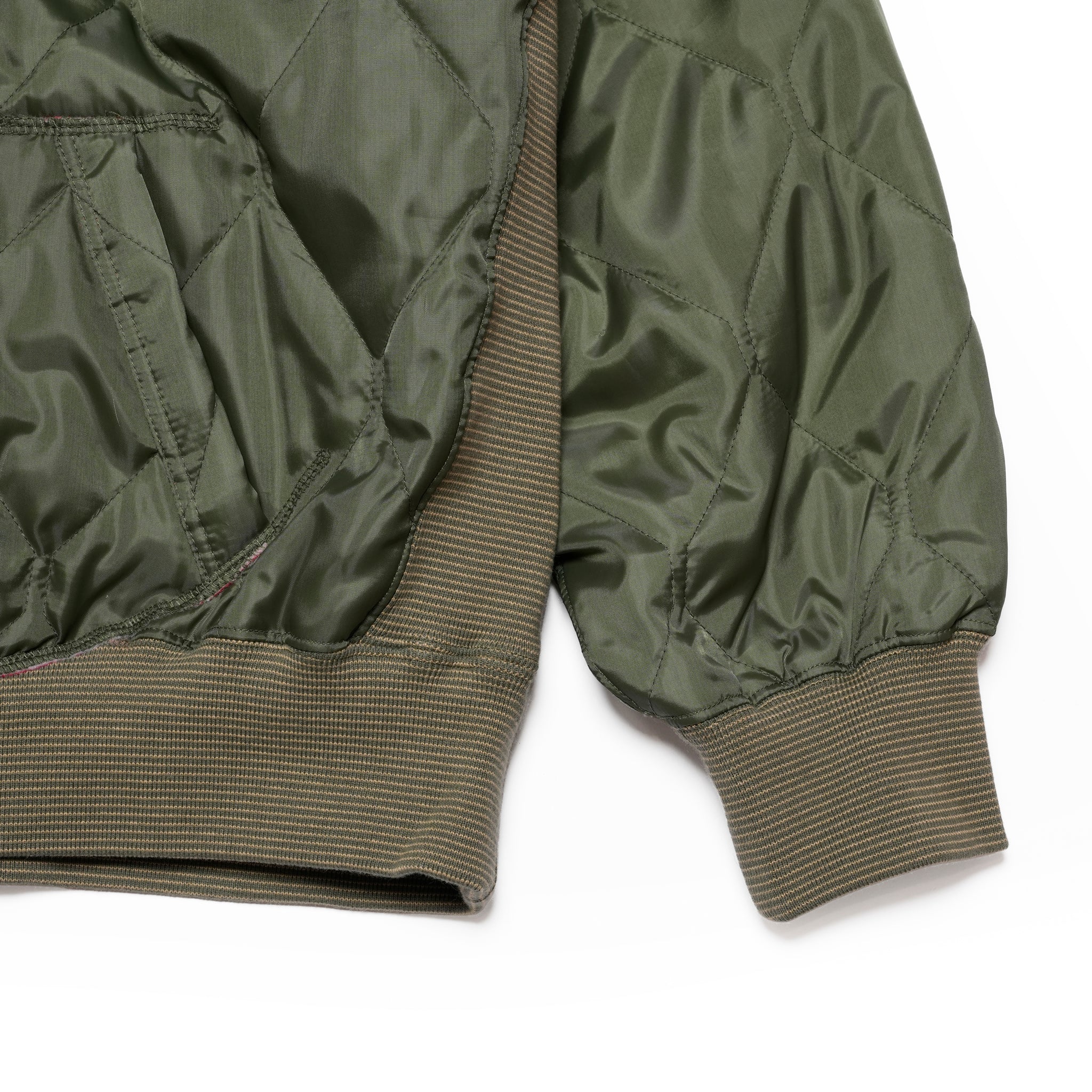 Retrofit hoodie Quilted Padding / McClure (olive) | CZ-ImSt-344【IMPRESTORE_インプレストア】