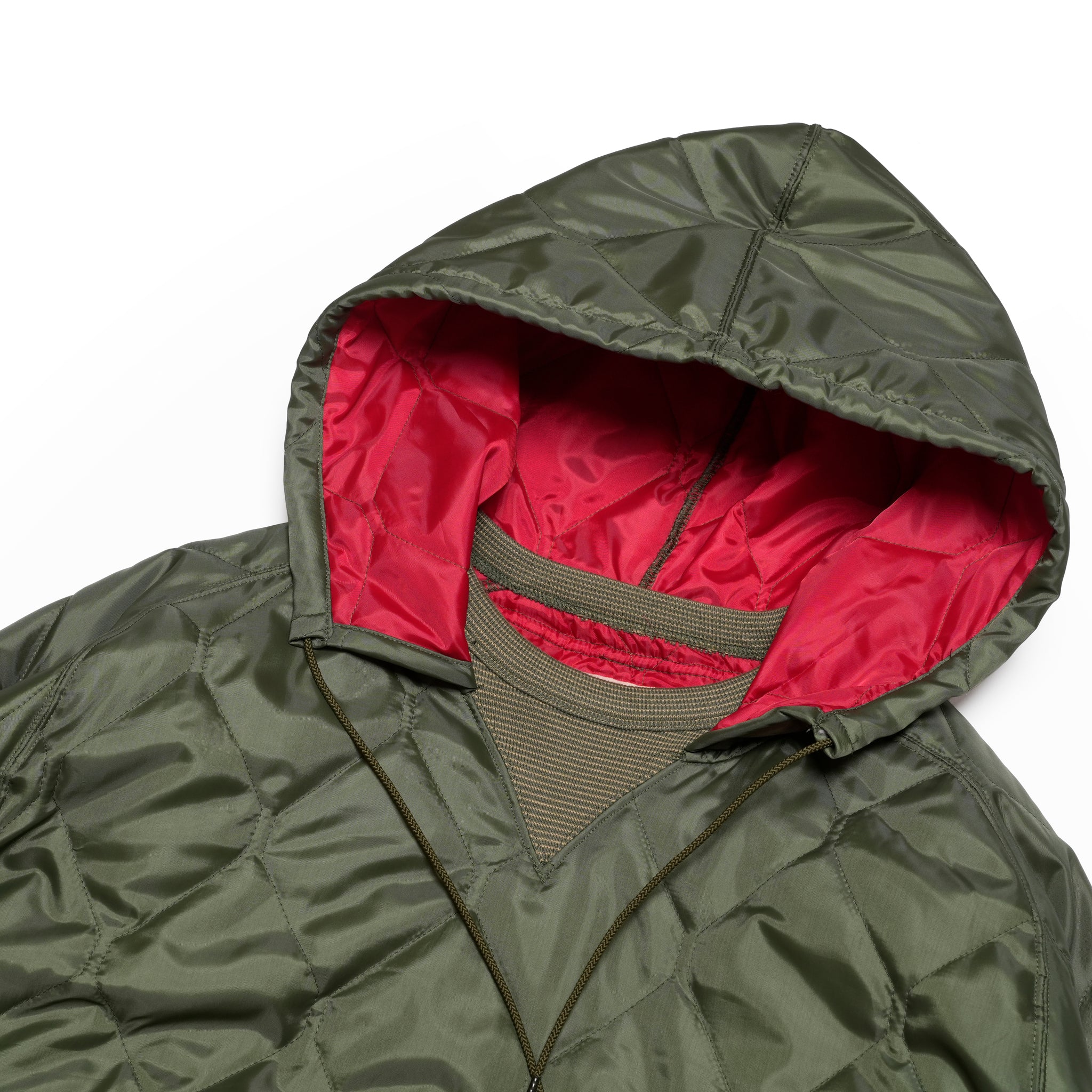Retrofit hoodie Quilted Padding / McClure (olive) | CZ-ImSt-344【IMPRESTORE_インプレストア】