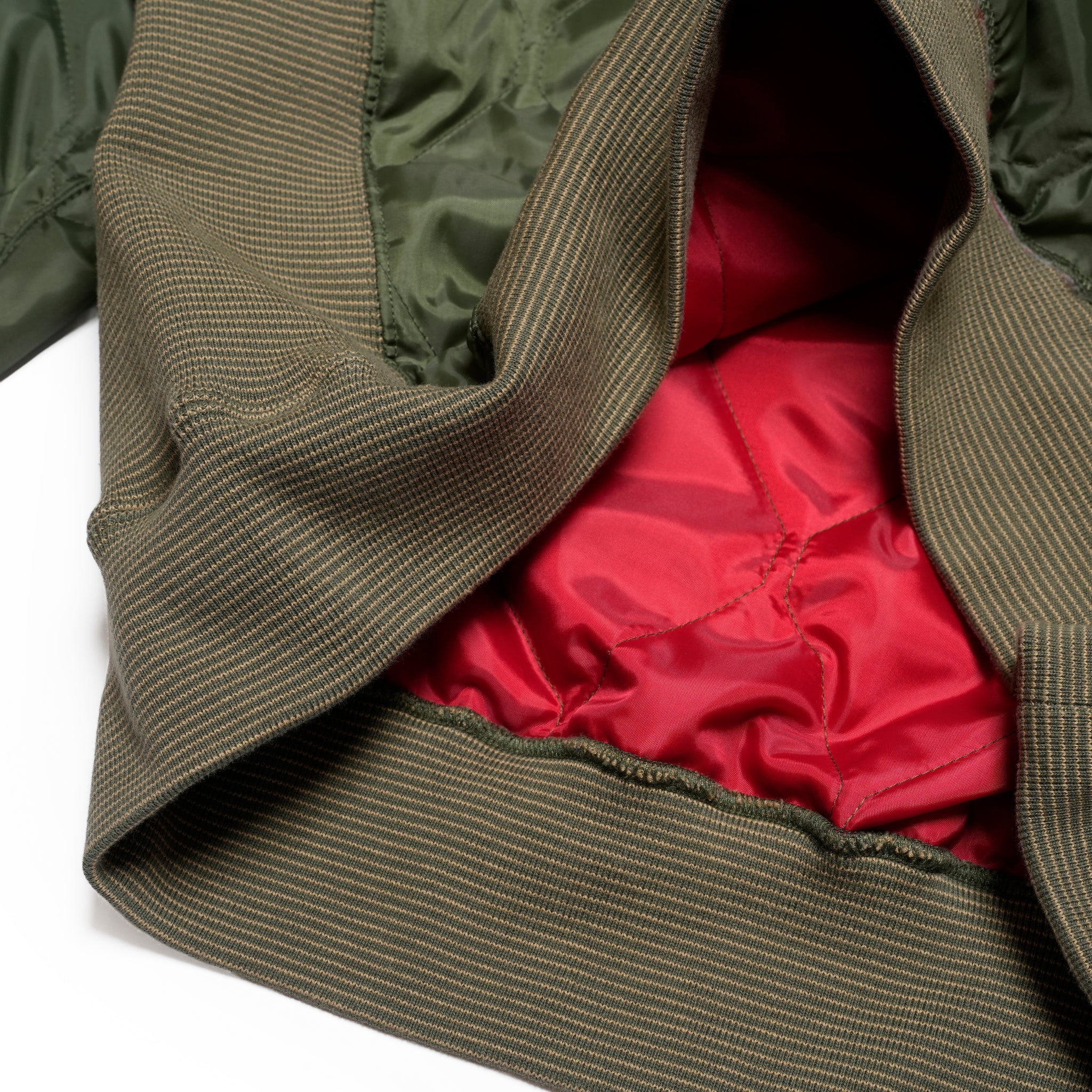 Retrofit hoodie Quilted Padding / McClure (olive) | CZ-ImSt-344【IMPRESTORE_インプレストア】