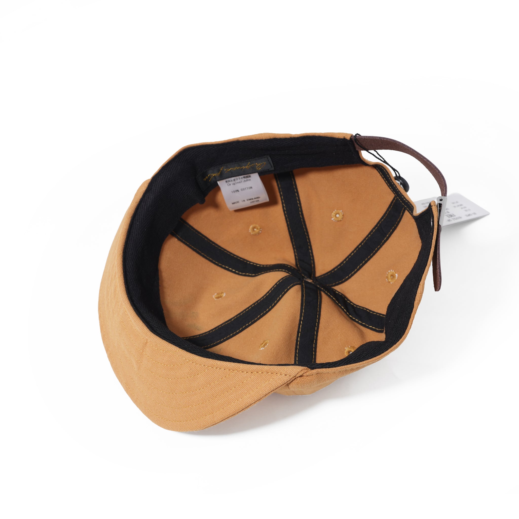 BICYCLE CAP – Beige / Indigo | ORIGINAL JOHN