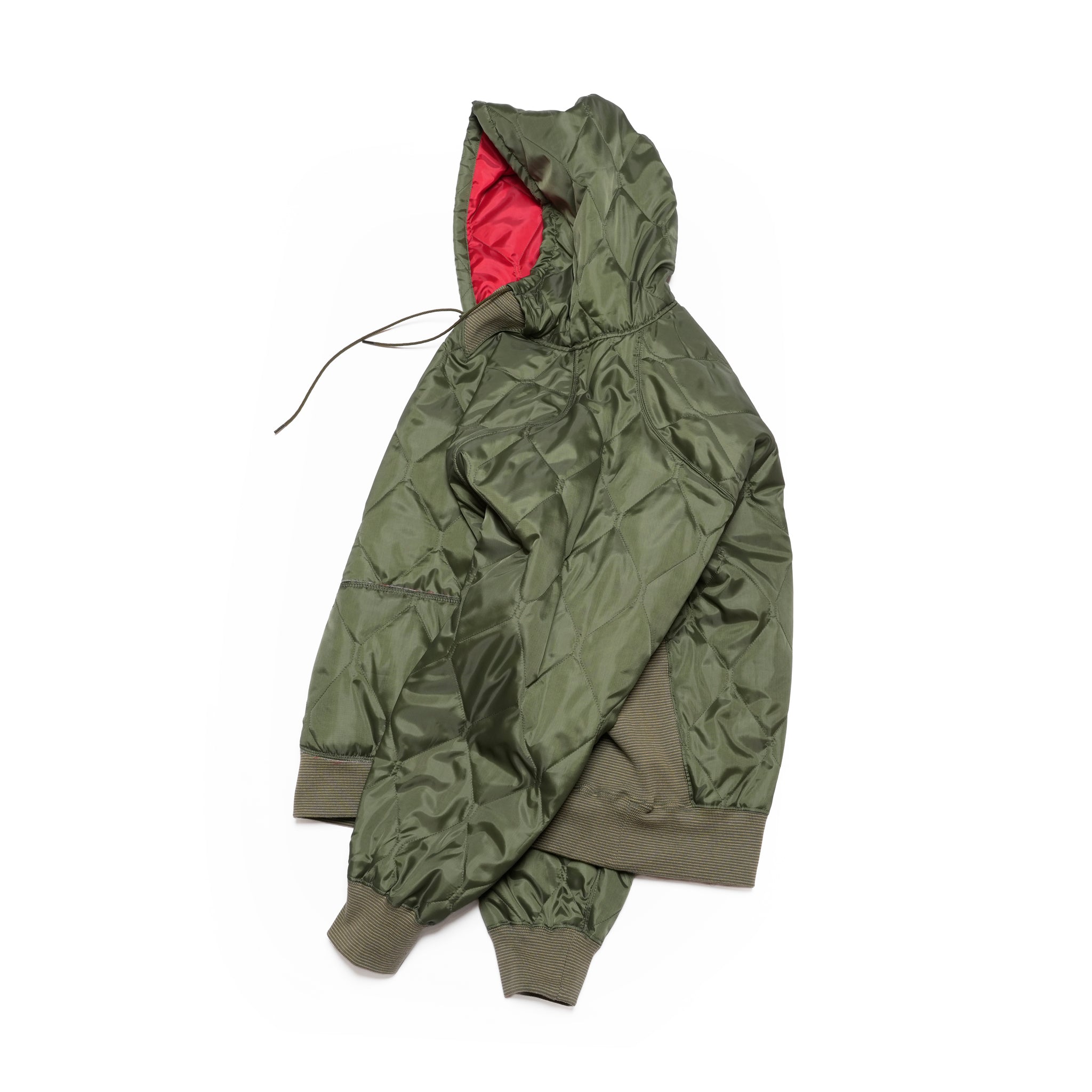 Retrofit hoodie Quilted Padding / McClure (olive) | CZ-ImSt-344【IMPRESTORE_インプレストア】