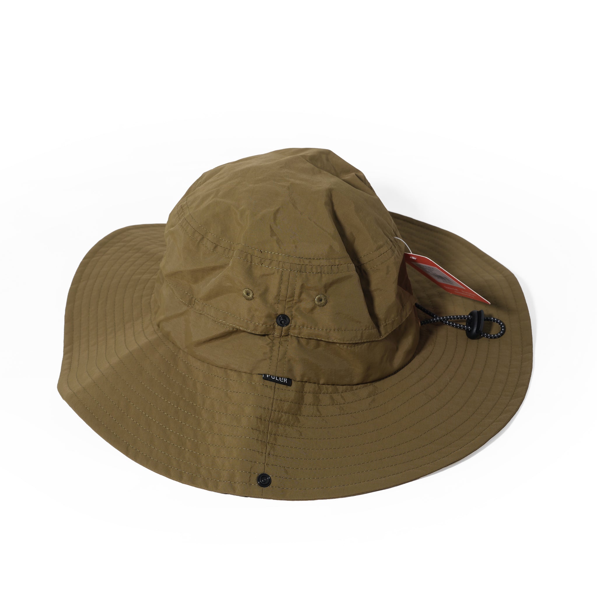PL WIDE BRIM DRAW CORD SAFARI HAT OLIVE | POLER