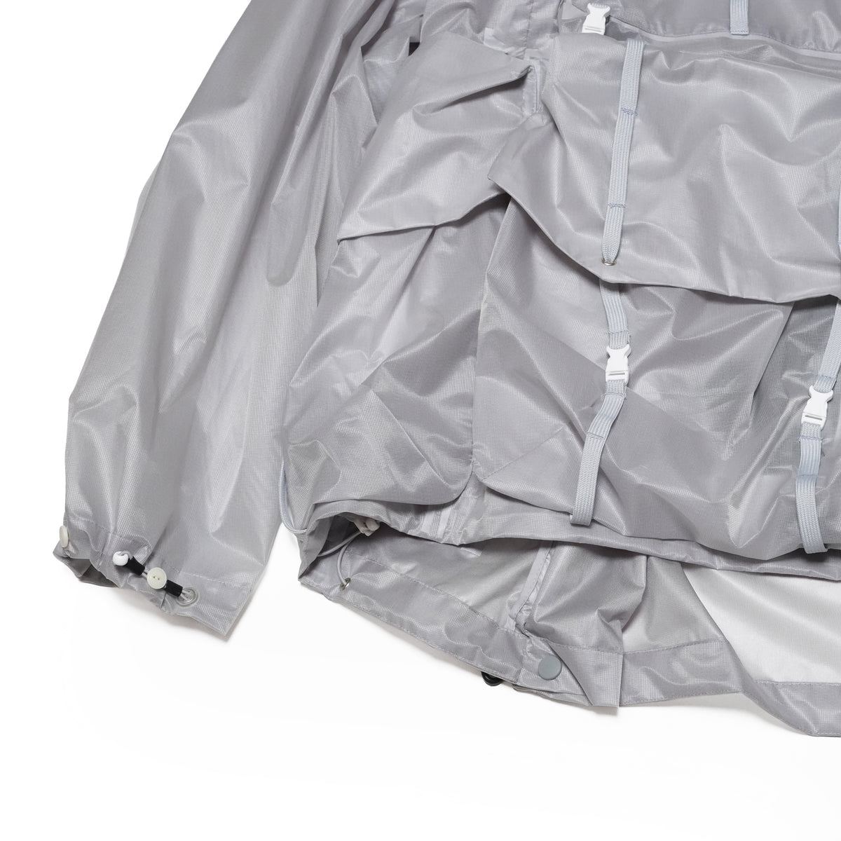 BACK PACK HOLDER HOODIE JACKET – White | NORBIT