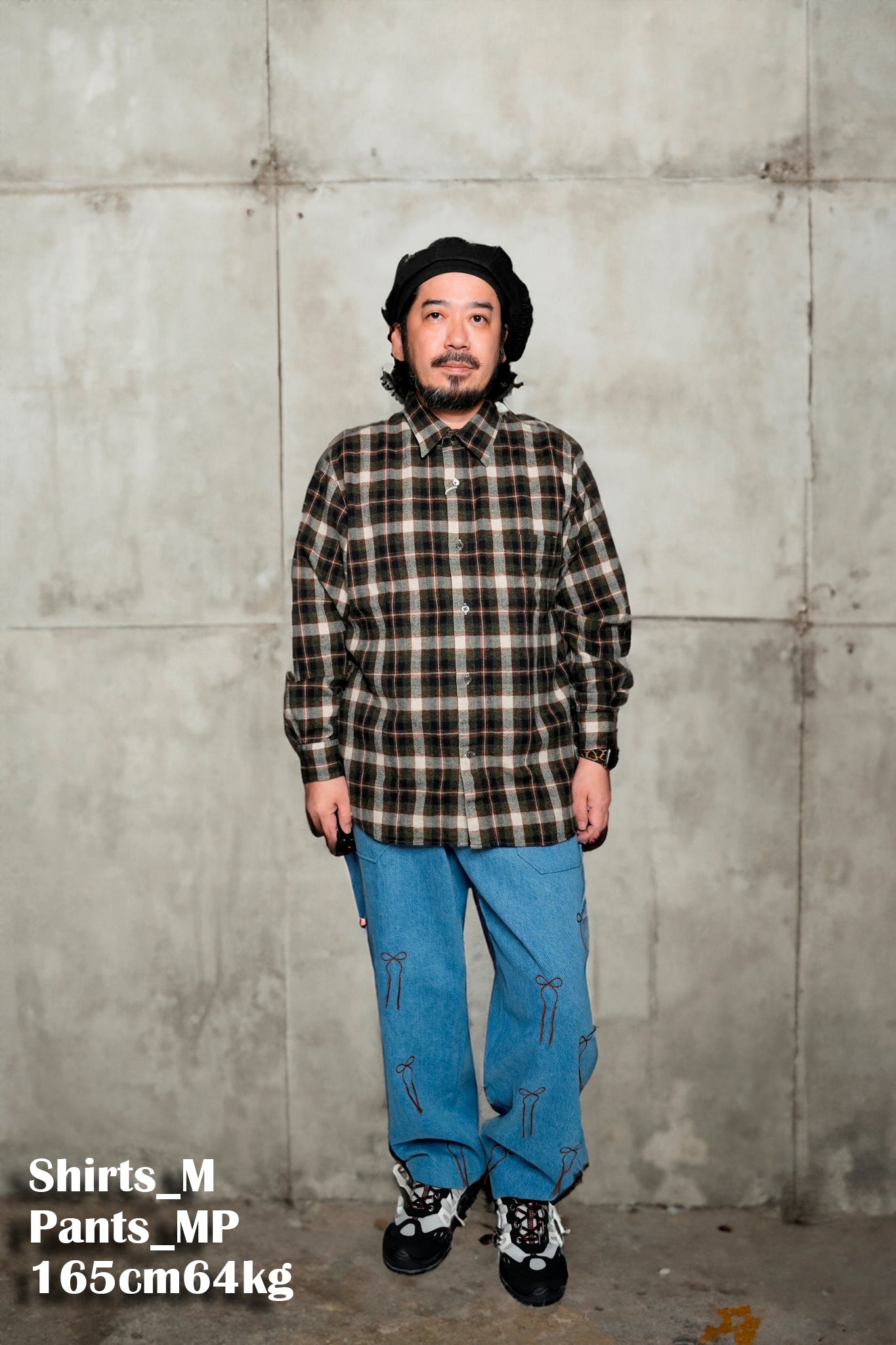 REGULAR COLLAR SHIRT-FLANNEL CHECK – Olive | CATTA SHIRTS
