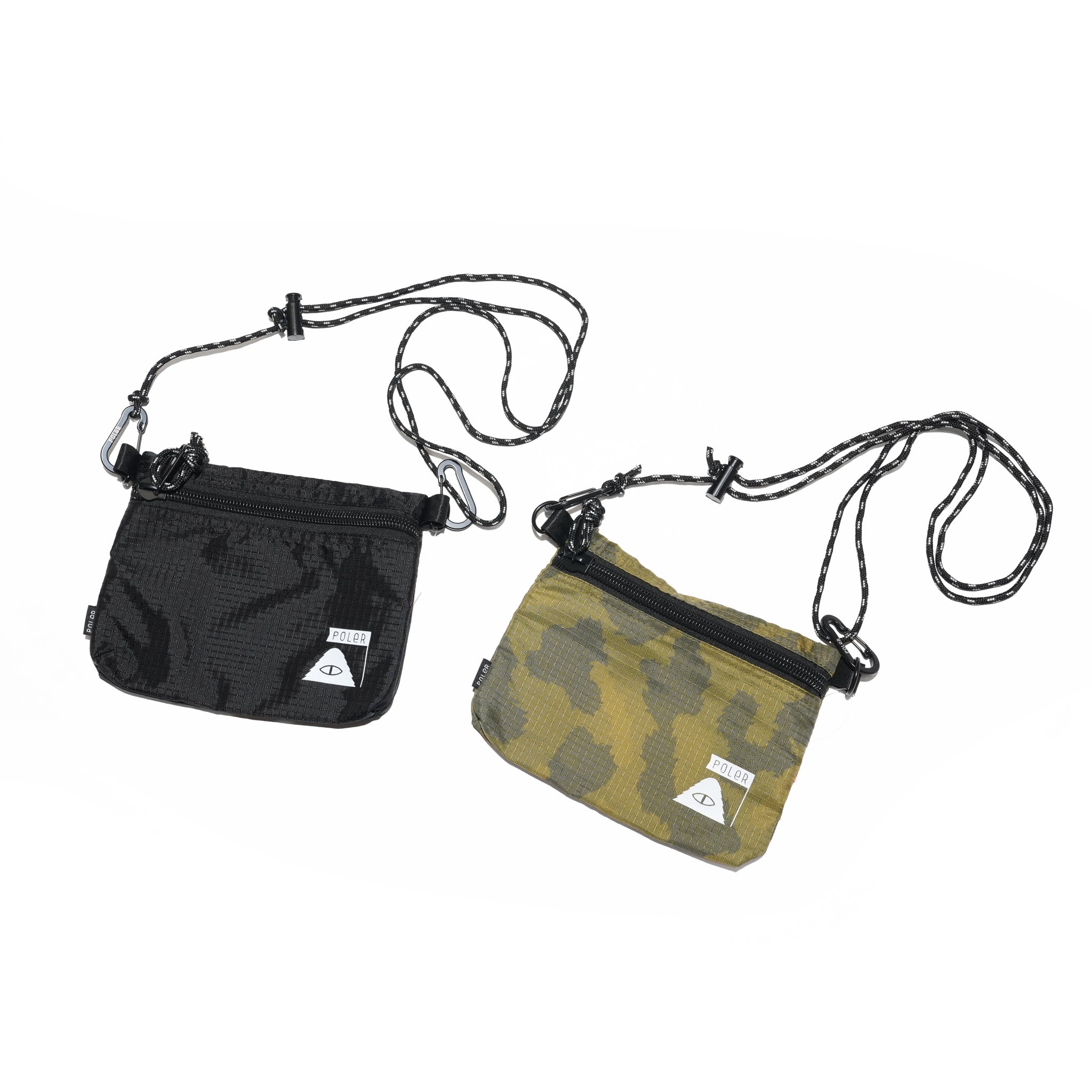 PL STUFFABLE POUCH FURRY – Camo / Black | POLER 【ネコポス選択可能】