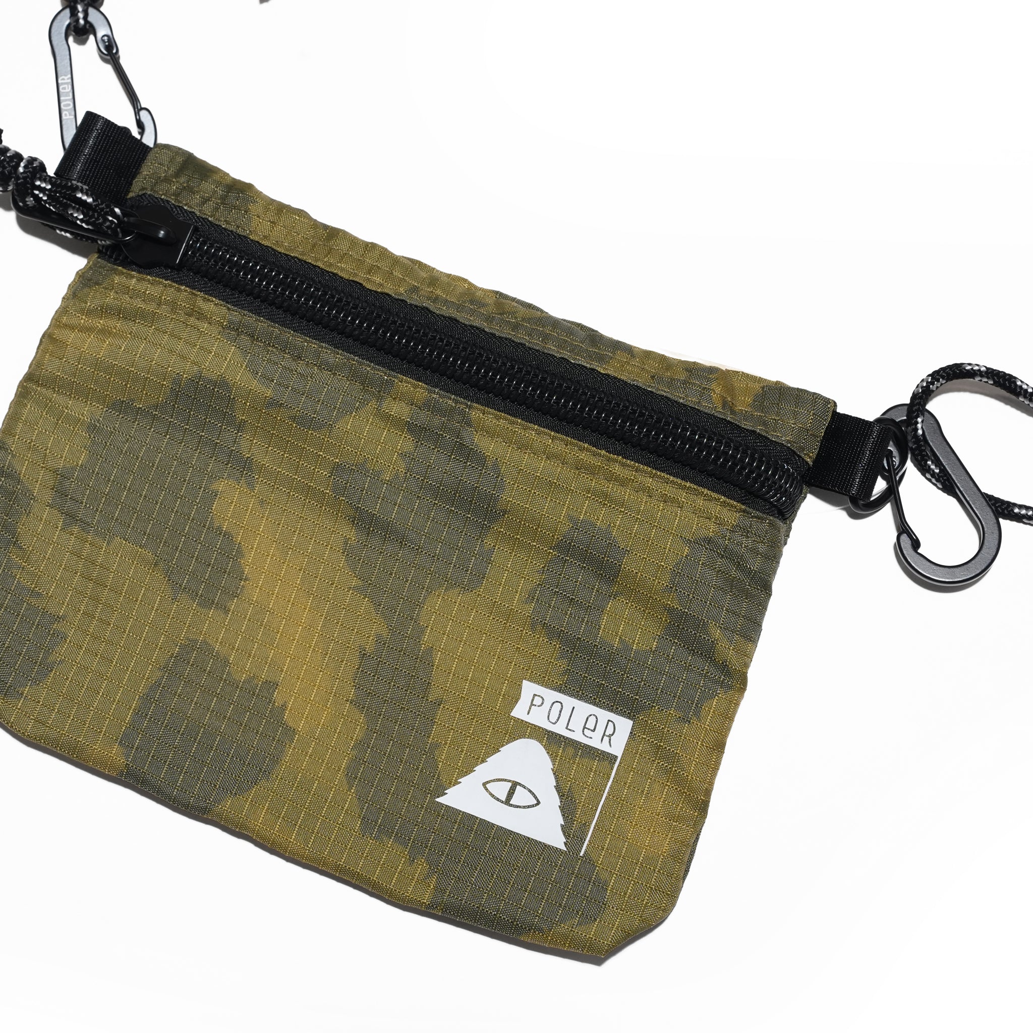 PL STUFFABLE POUCH FURRY – Camo / Black | POLER 【ネコポス選択可能】
