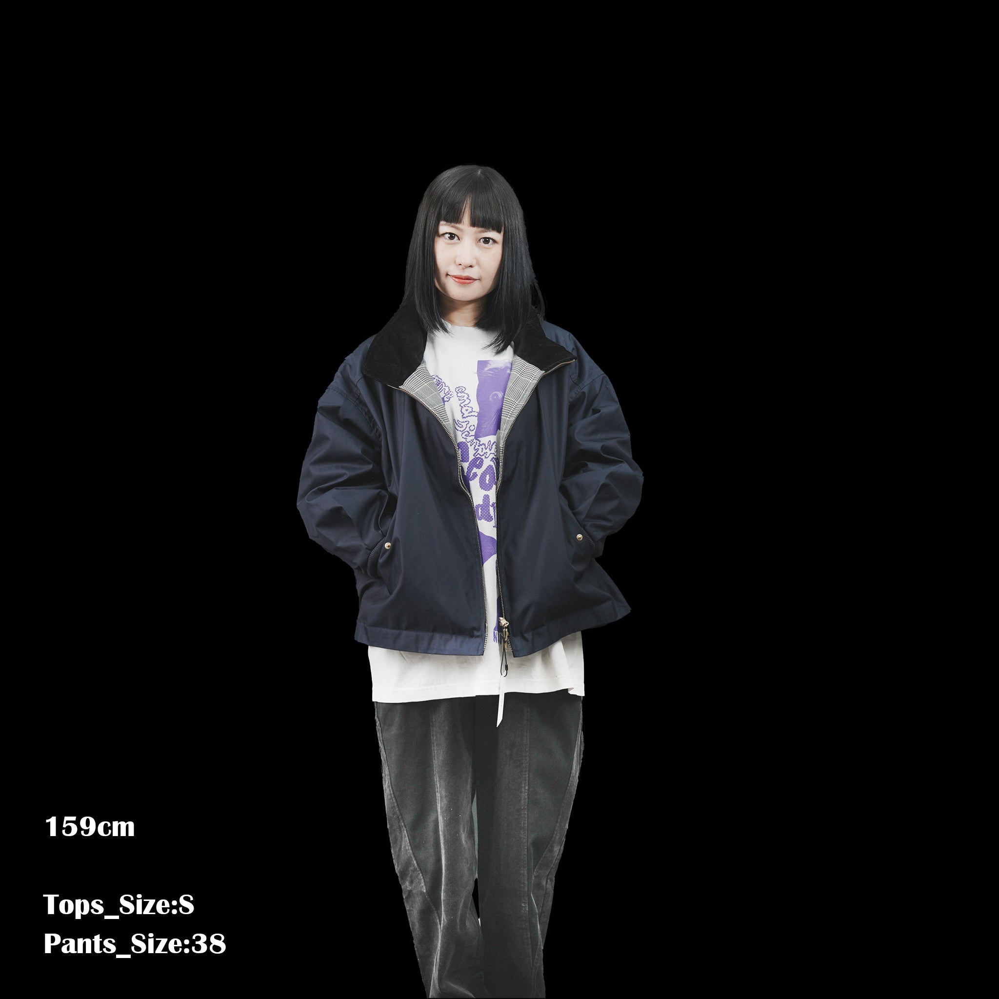 No:MIL23FJK3202 | Name:REV SWING TOP | Color:Navy/Khaki【KHA:KI_カーキ】