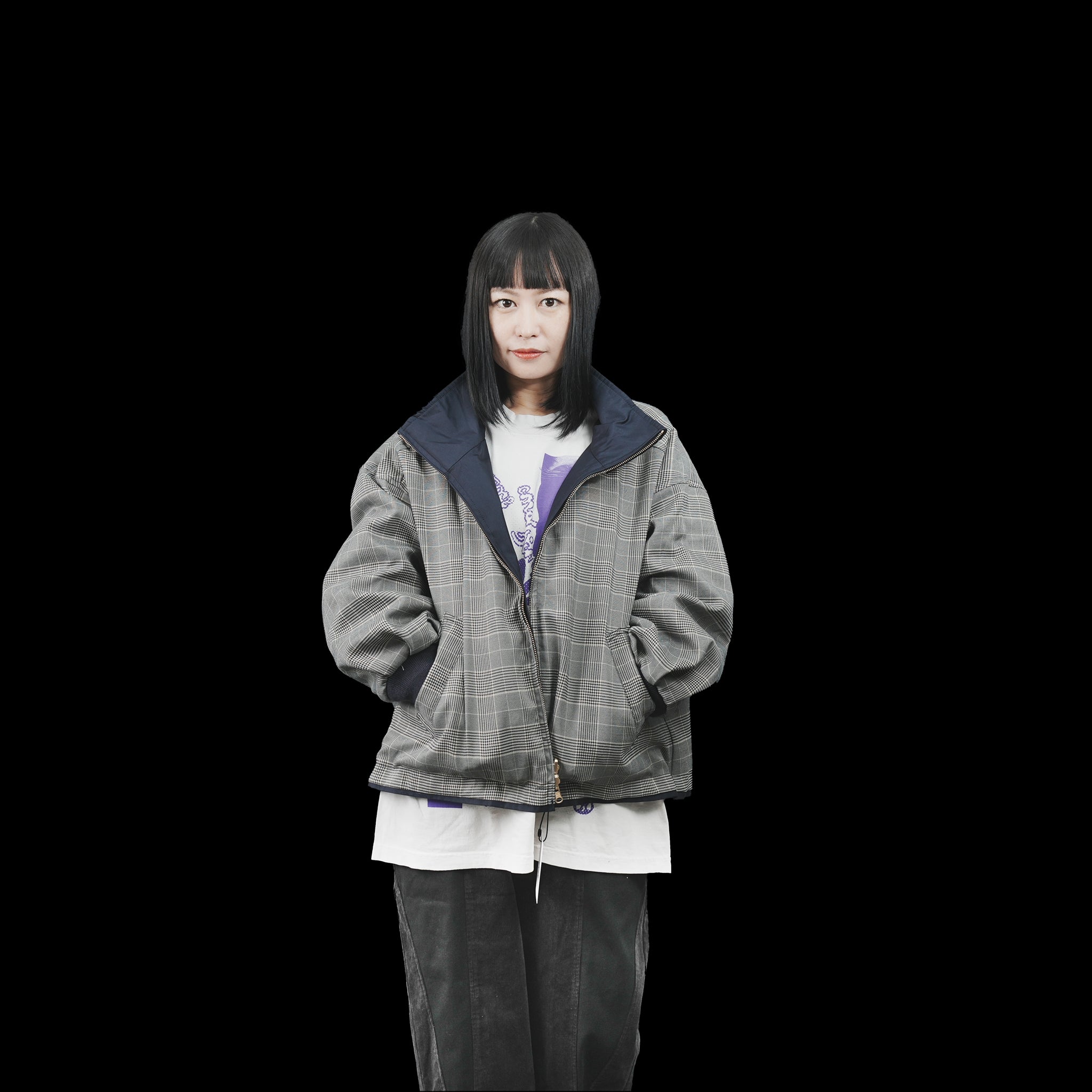 No:MIL23FJK3202 | Name:REV SWING TOP | Color:Navy/Khaki【KHA:KI_カーキ】