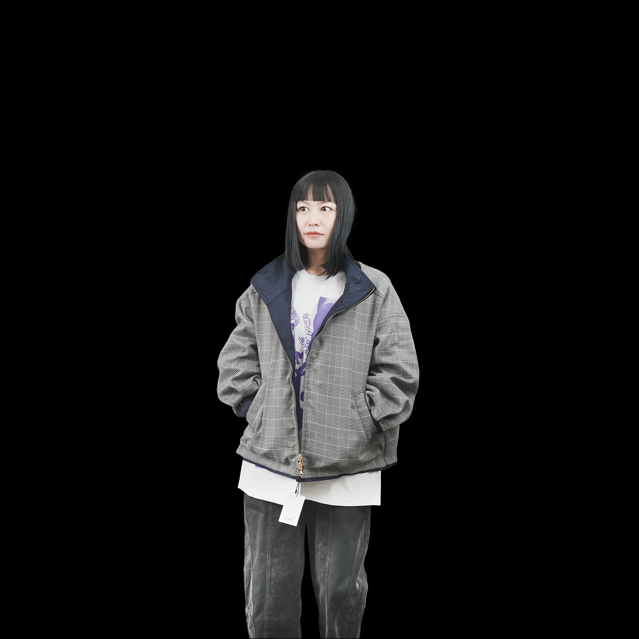 No:MIL23FJK3202 | Name:REV SWING TOP | Color:Navy/Khaki【KHA:KI_カーキ】