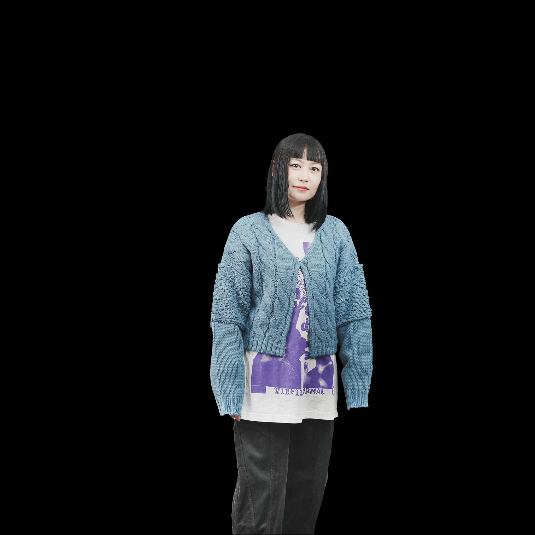 No:LKL23FJK2021 | Name:MARL | Color:Off/Smokeblue【KELEN LADYS_ケレン】