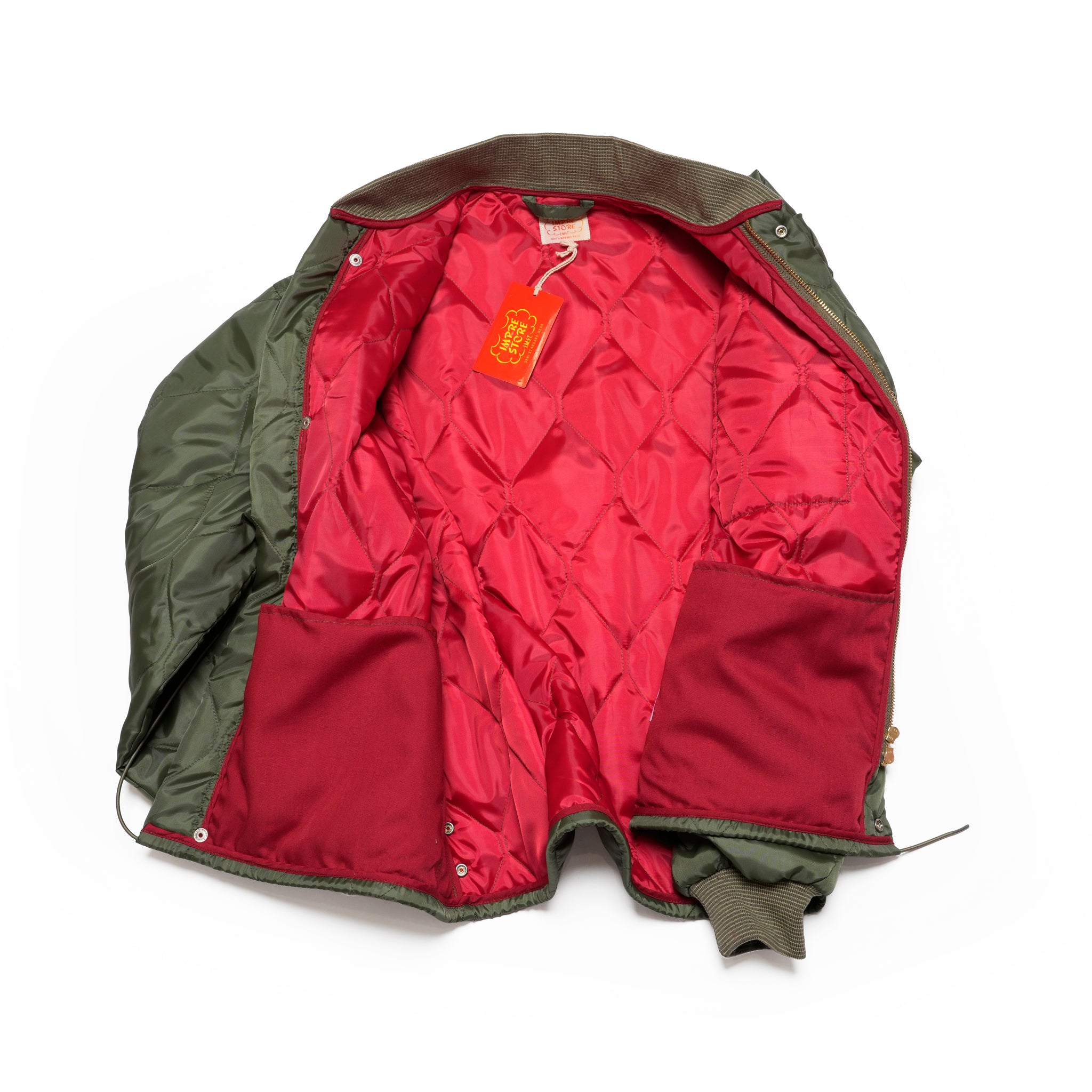CWU-9P Quilted Padding JKT / Sperber (Olive) | CZ-ImSt-343【IMPRESTORE_インプレストア】