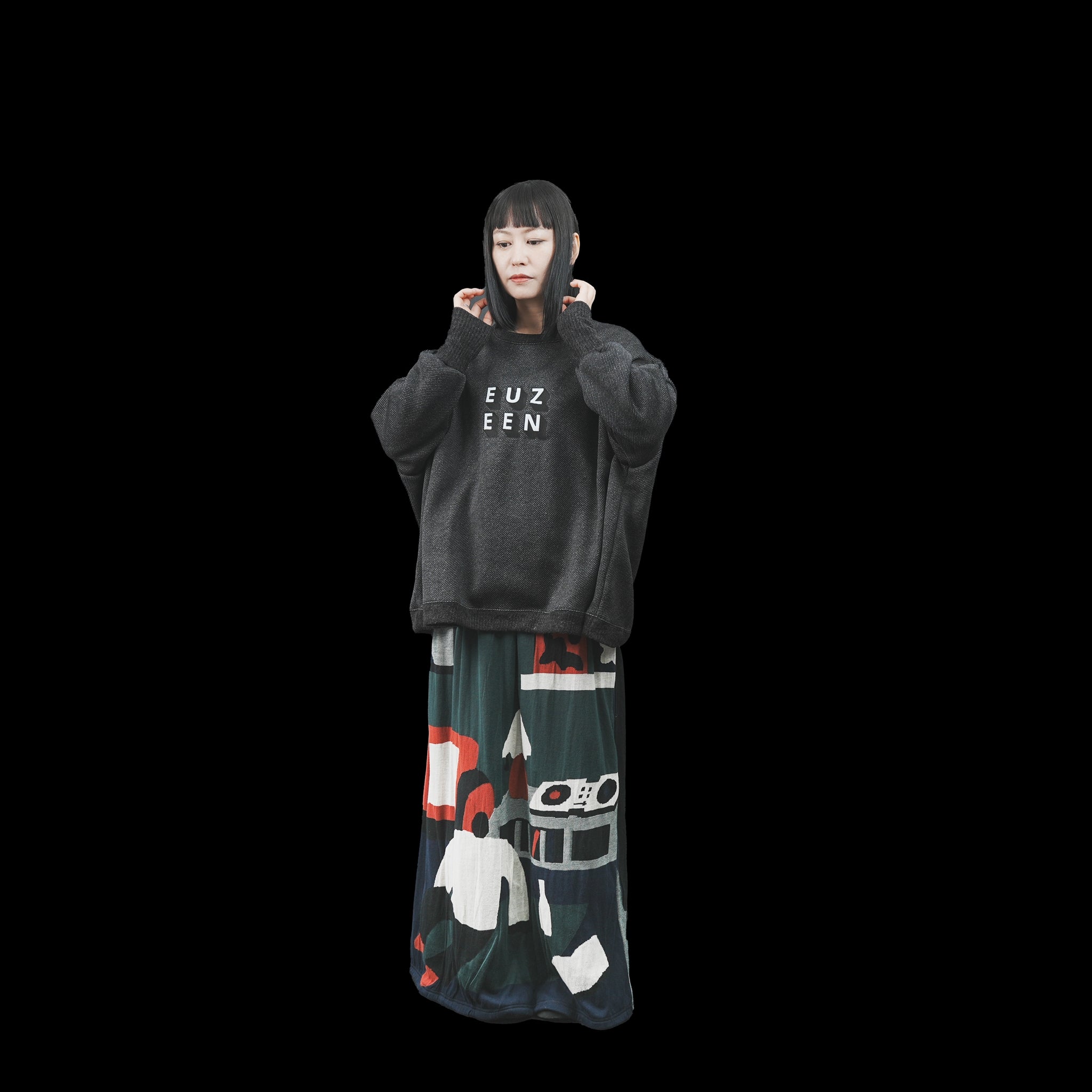 No:bsd23AW-28Cb | Name:Home Sweater Pullover/EUZEEN | Color:Black【BEDSIDEDRAMA_ベッドサイドドラマ】