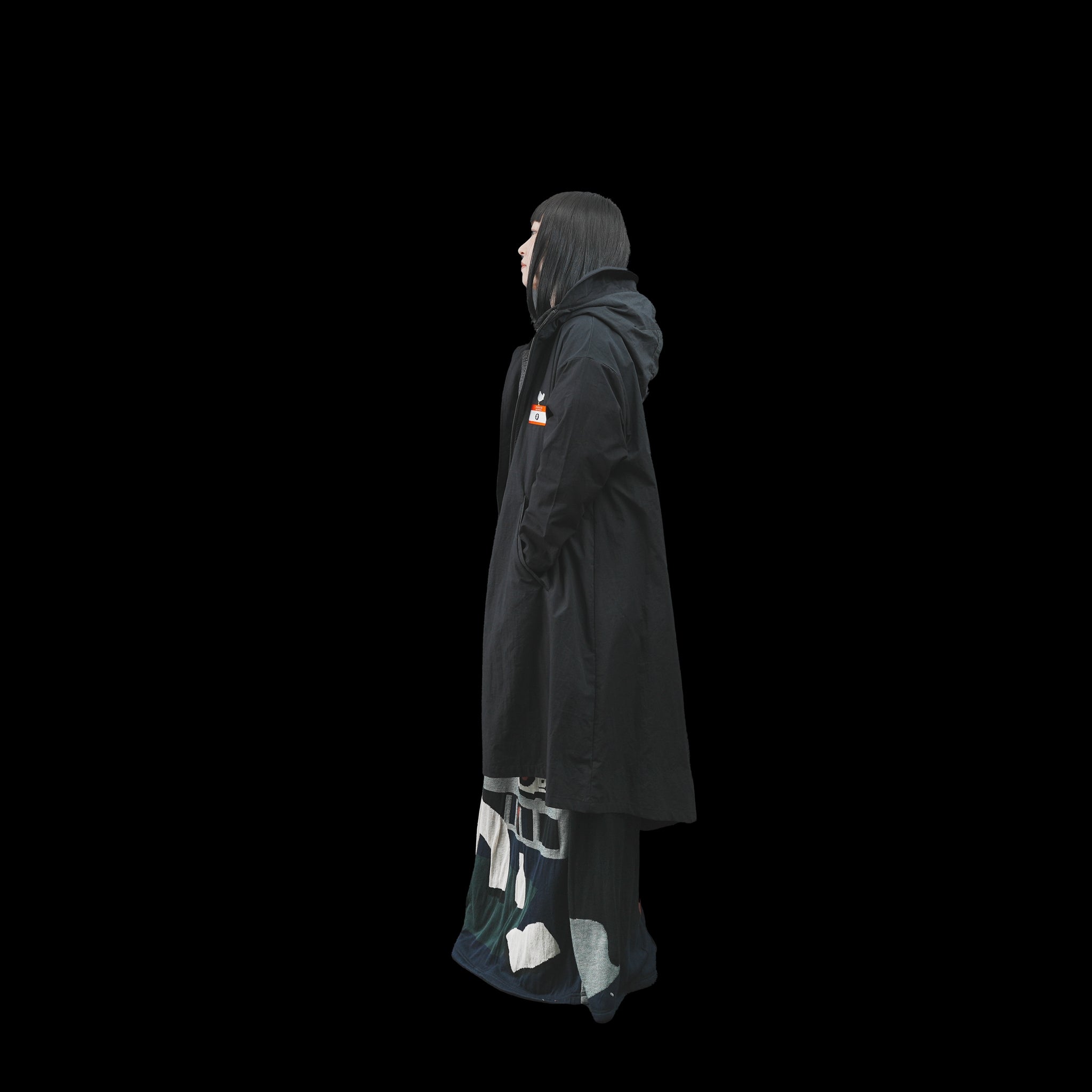 SF23AW-15 | Woodstock Mods Coat | Color:Black【STOF_ストフ】【archive】