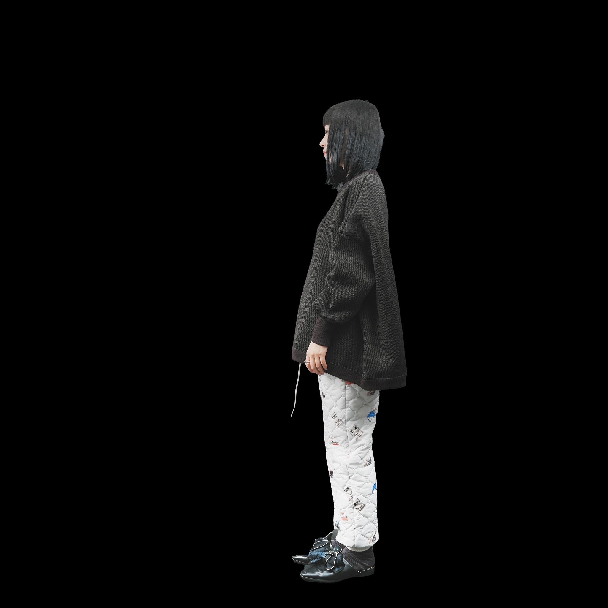 No:bsd23AW-28Ca | Name:Home Sweater Pullover/EUZEEN | Color:Brown【BEDSIDEDRAMA_ベッドサイドドラマ】