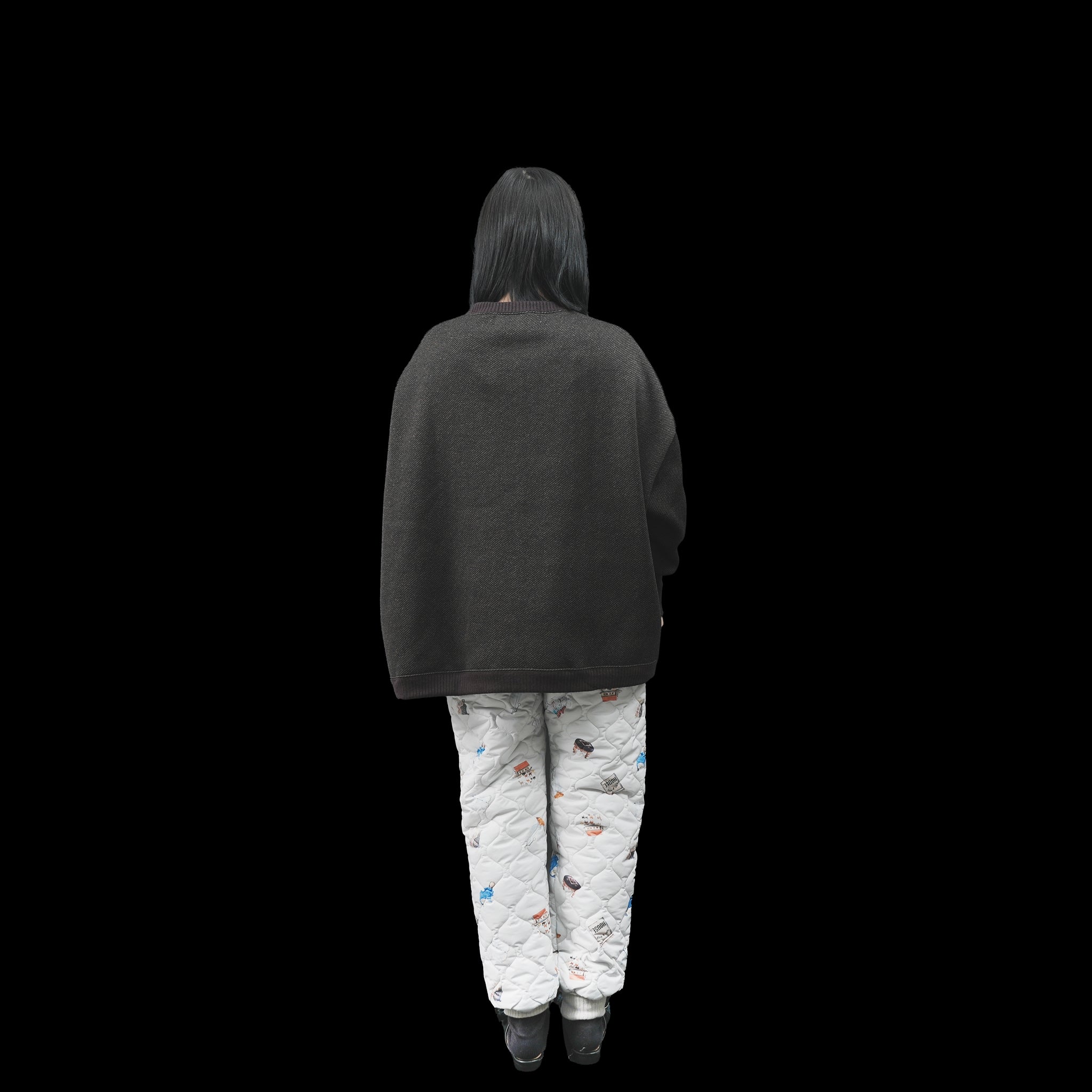 No:bsd23AW-28Ca | Name:Home Sweater Pullover/EUZEEN | Color:Brown【BEDSIDEDRAMA_ベッドサイドドラマ】【archive】