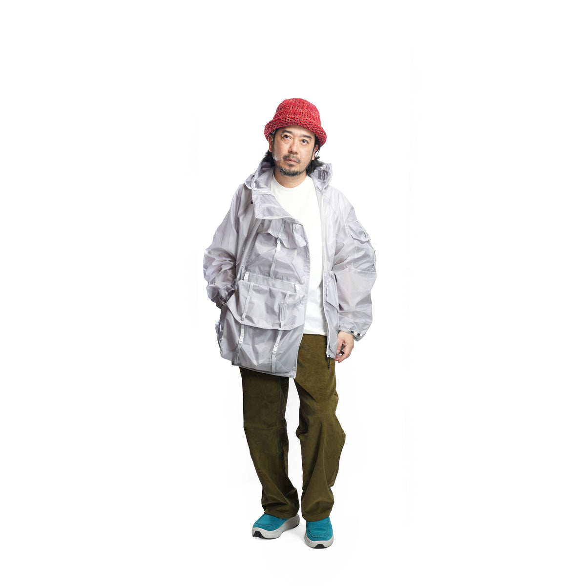 BACK PACK HOLDER HOODIE JACKET – White | NORBIT