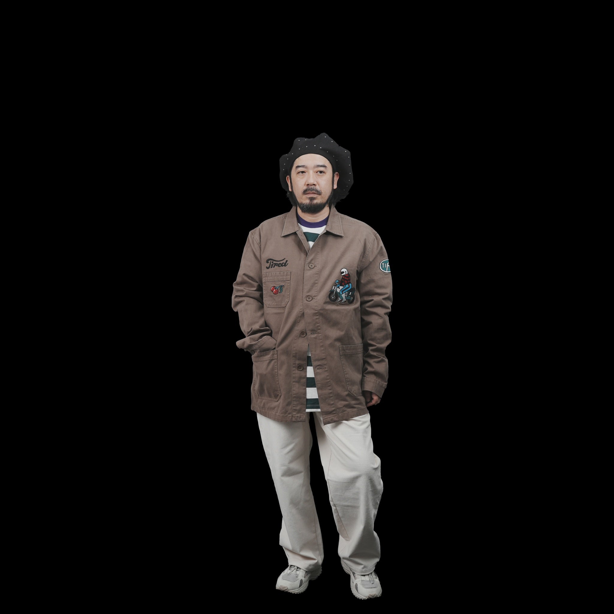 No:TS00317 | Name:MOTO FIELD COAT | Color:Chocolate Chip【TIRED_タイレッド】