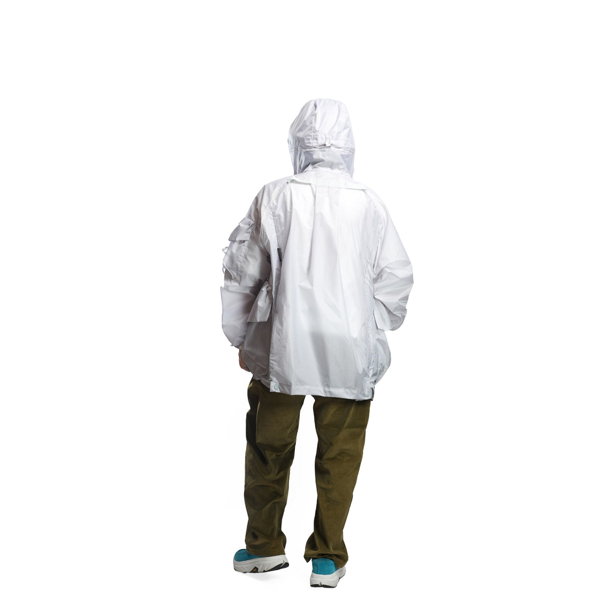 BACK PACK HOLDER HOODIE JACKET – White | NORBIT