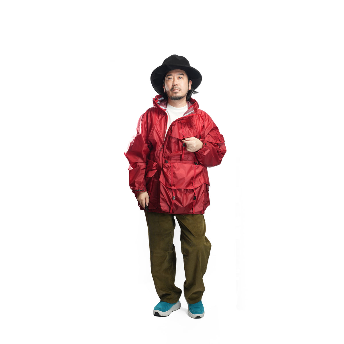 BACK PACK HOLDER HOODIE JACKET – Red | NORBIT