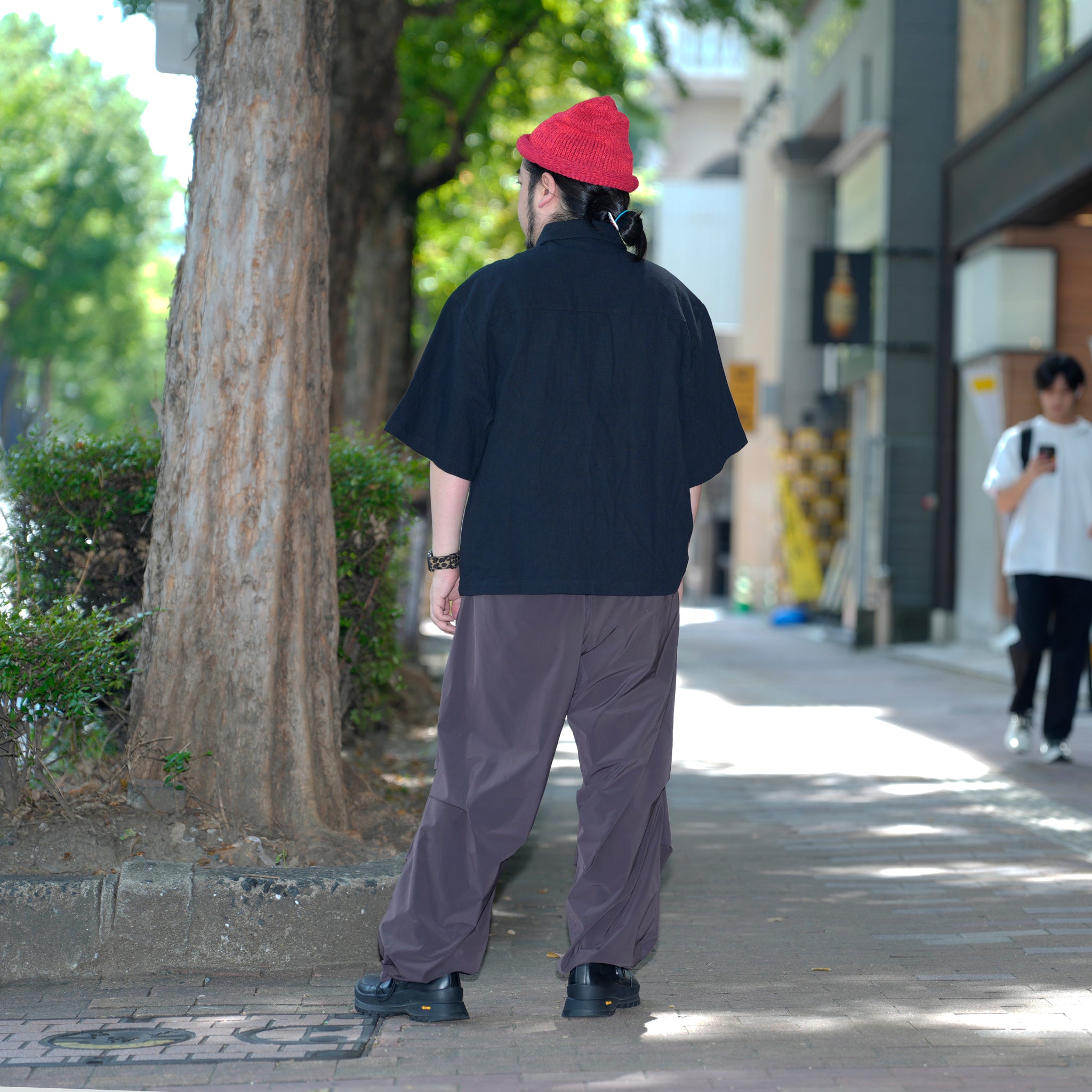 Camelia Applique Boxy Shirt | Color_Black | No_32SM00BLM152BLK_BLACK【SISTER JANE_シスタージェーン】