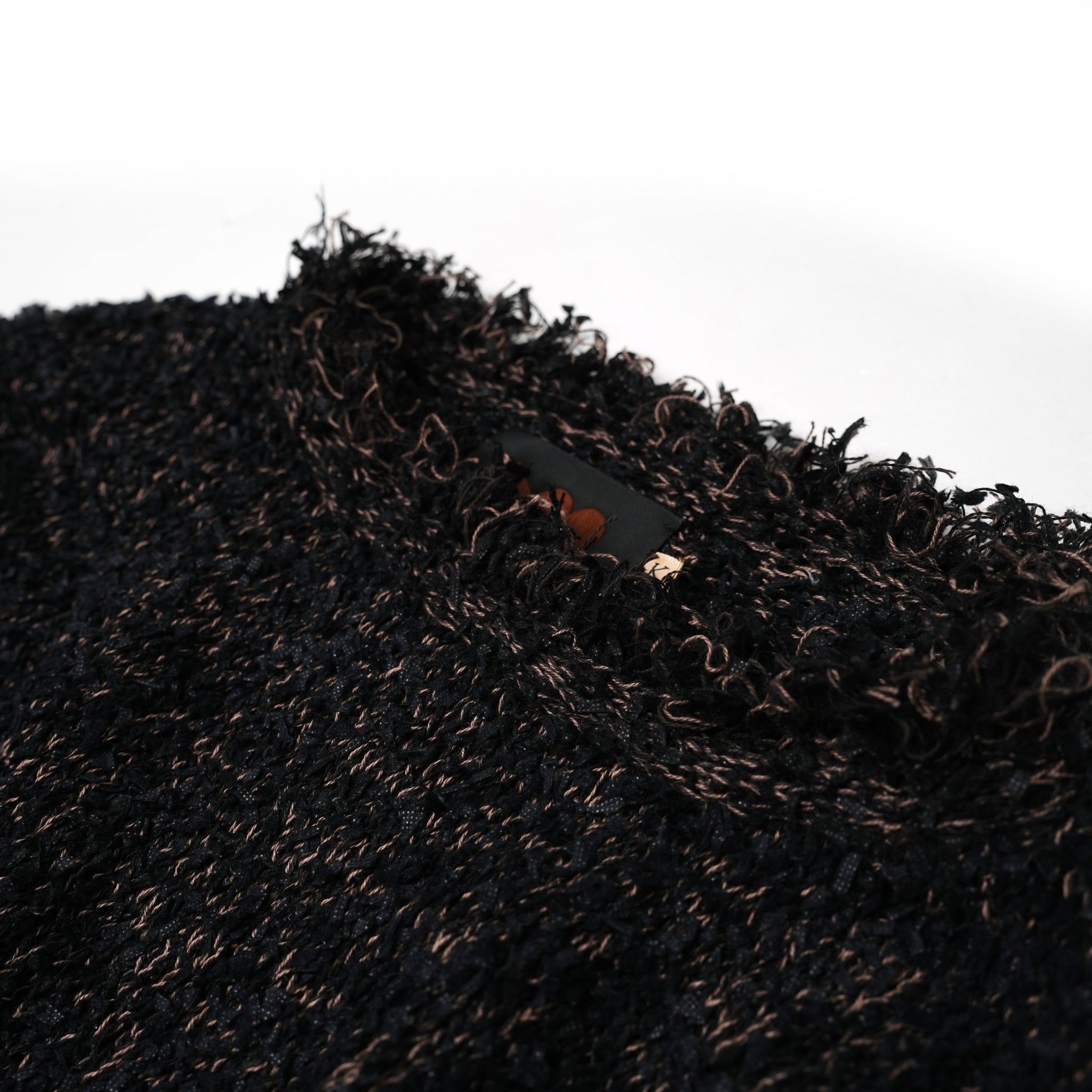 No:VOO-1151 | Name:PAPER MIX KNIT | Color:Cream Mix/Black Mix【VOO_ヴォー】