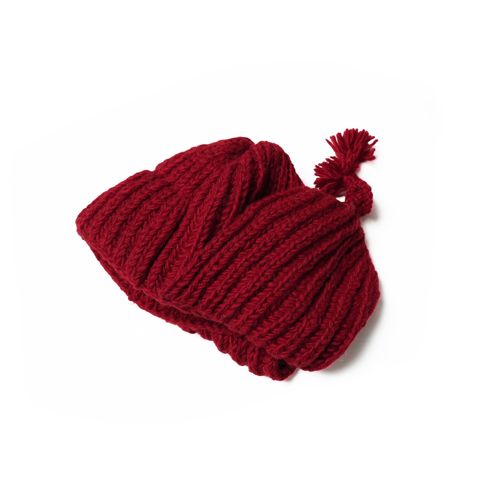 No:MIL23FAC3014 | Name:HAND KNIT FLIGHT CAP | Color:Ivory/Red/Navy【KHA:KI_カーキ】【ネコポス選択可能】