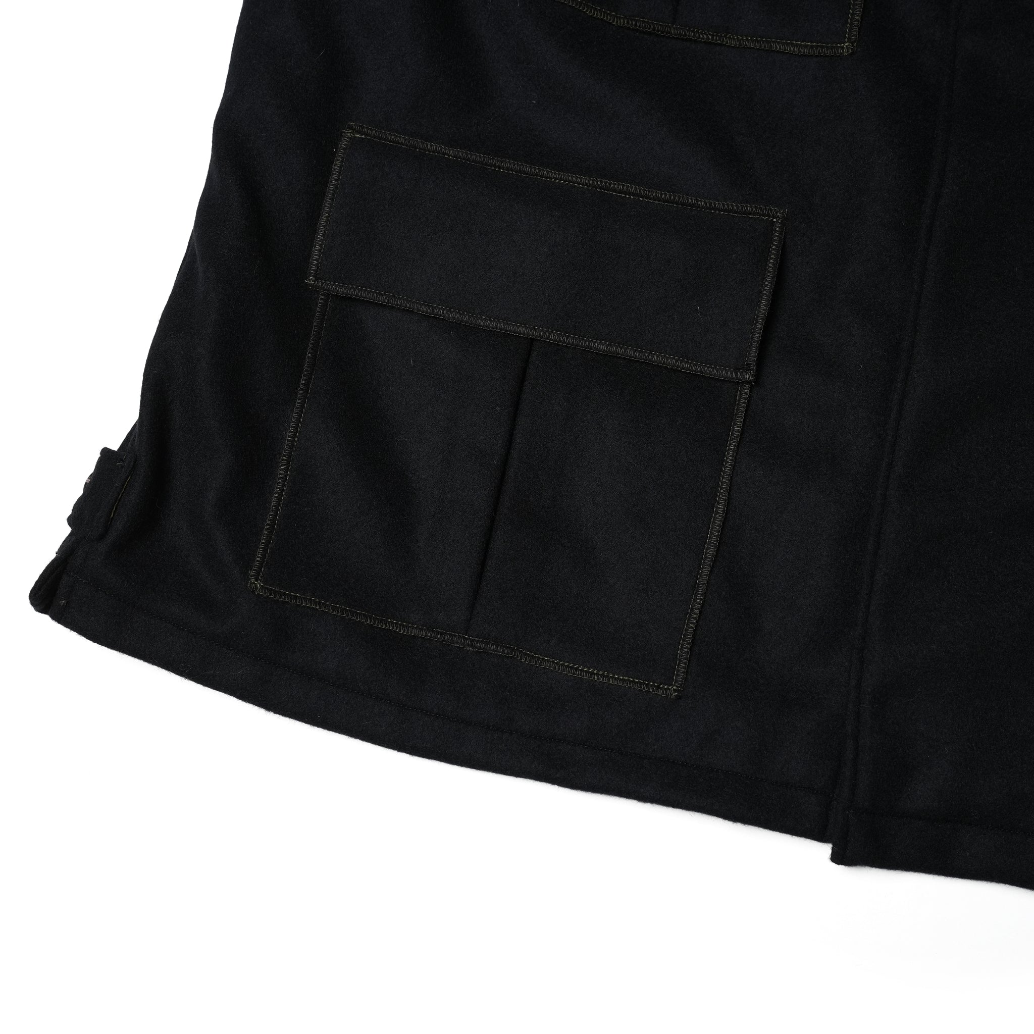 2023aw-BDU-02 | BDU 4 POCKET VEST-SOFT MELTON | Color:Gray/Black【CATTA_カッタ】